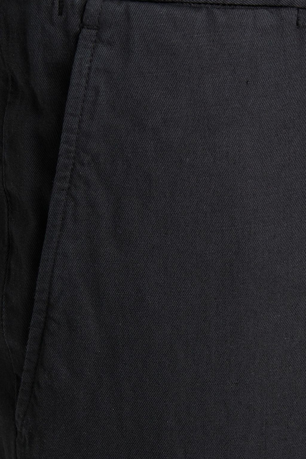 ZEGNA Cotton and linen-blend gabardine chinos