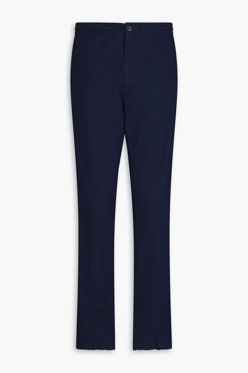 Navy Slim-fit cotton pants | Sale up to 