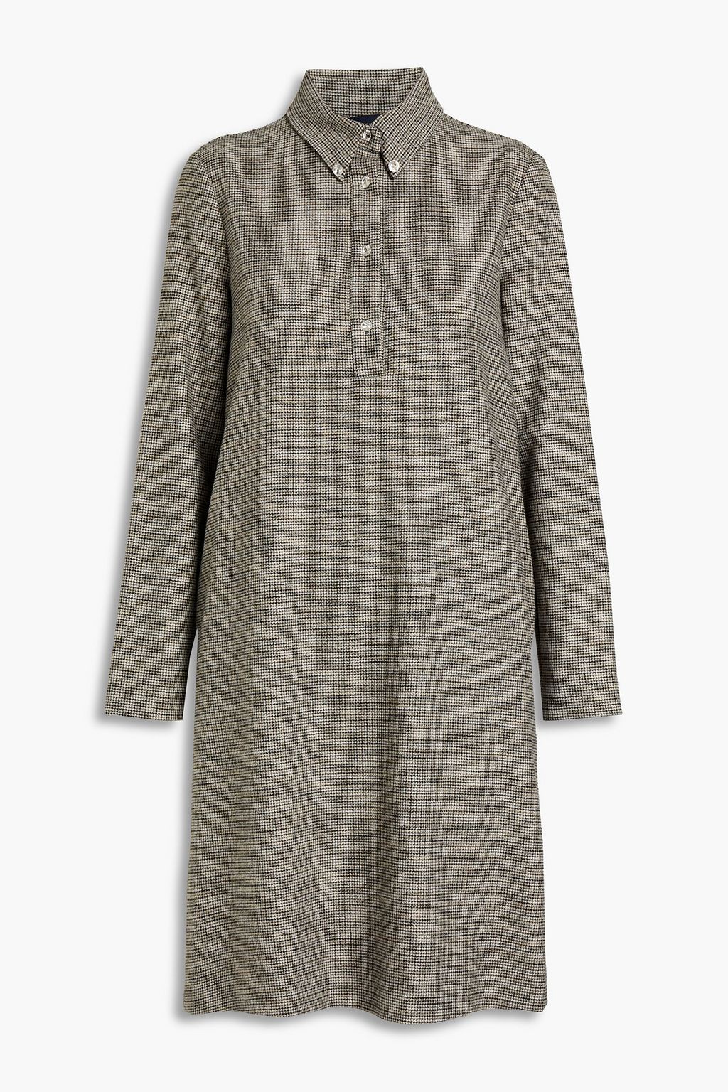 ブラック ハウンドトゥース ミニワンピース Piazza Sempione The Outnet