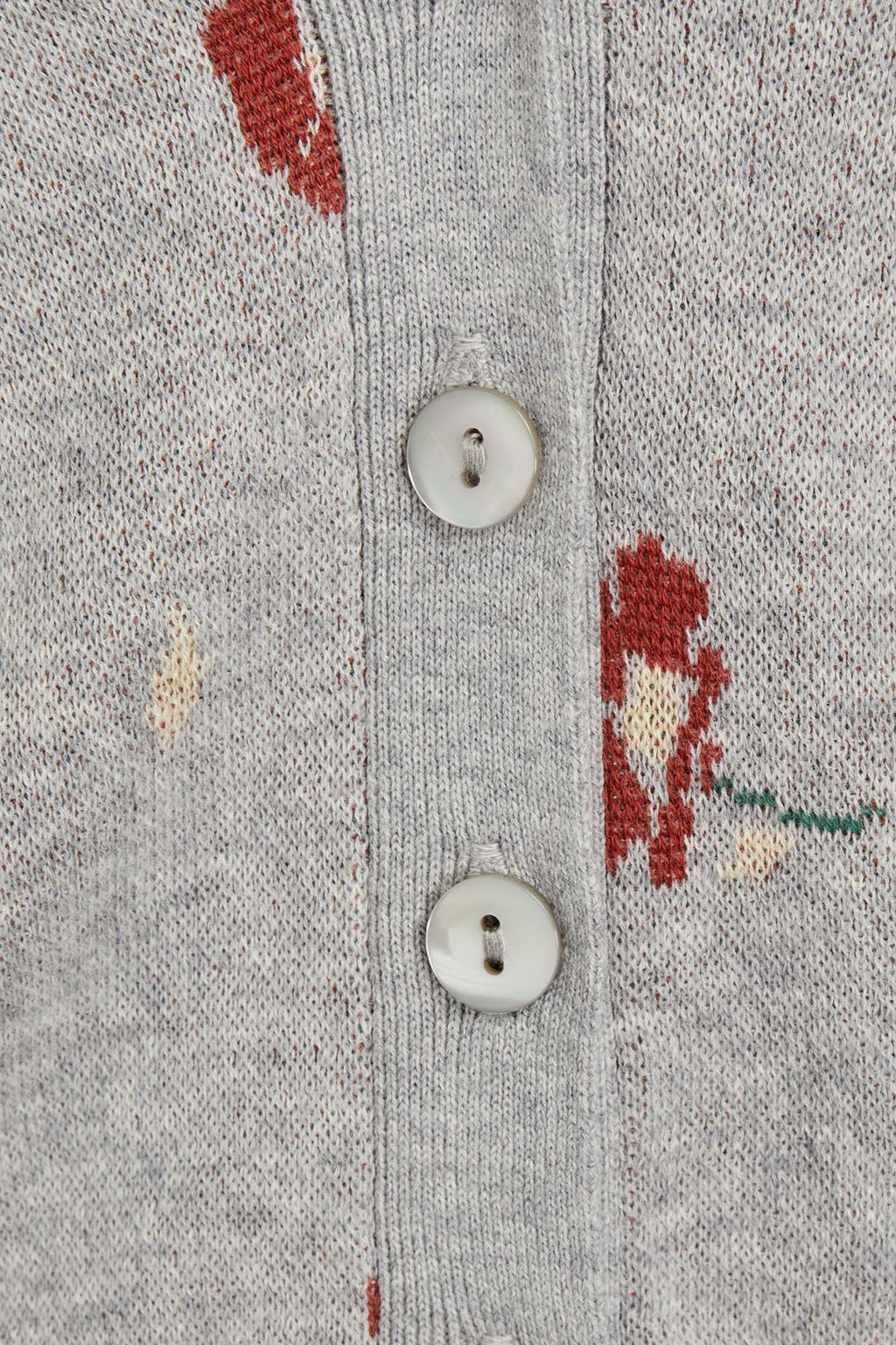 COTTON BY AUTUMN CASHMERE Jacquard-knit cotton cardigan