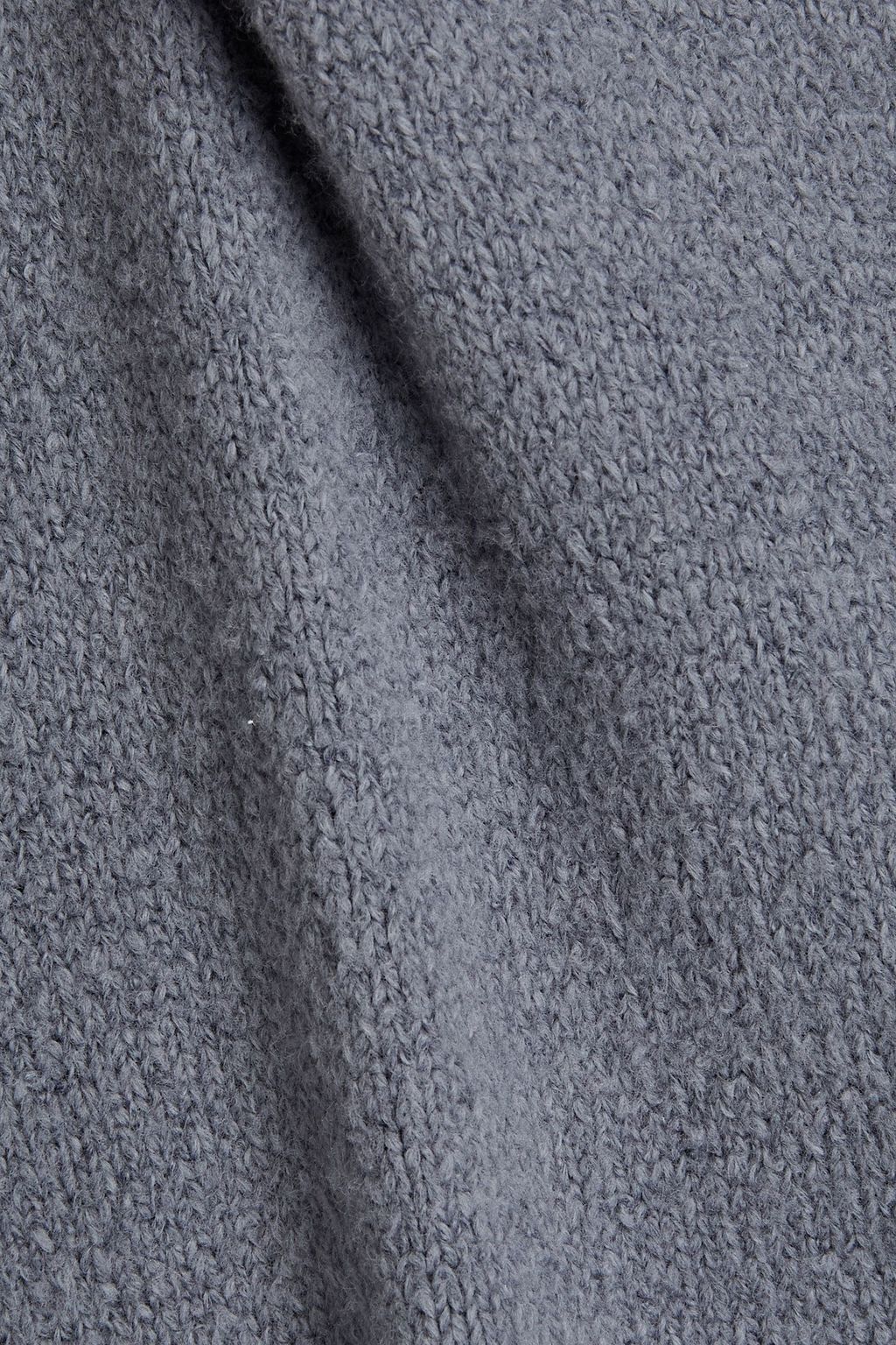 JAMES PERSE Brushed two-tone cotton-blend sweater