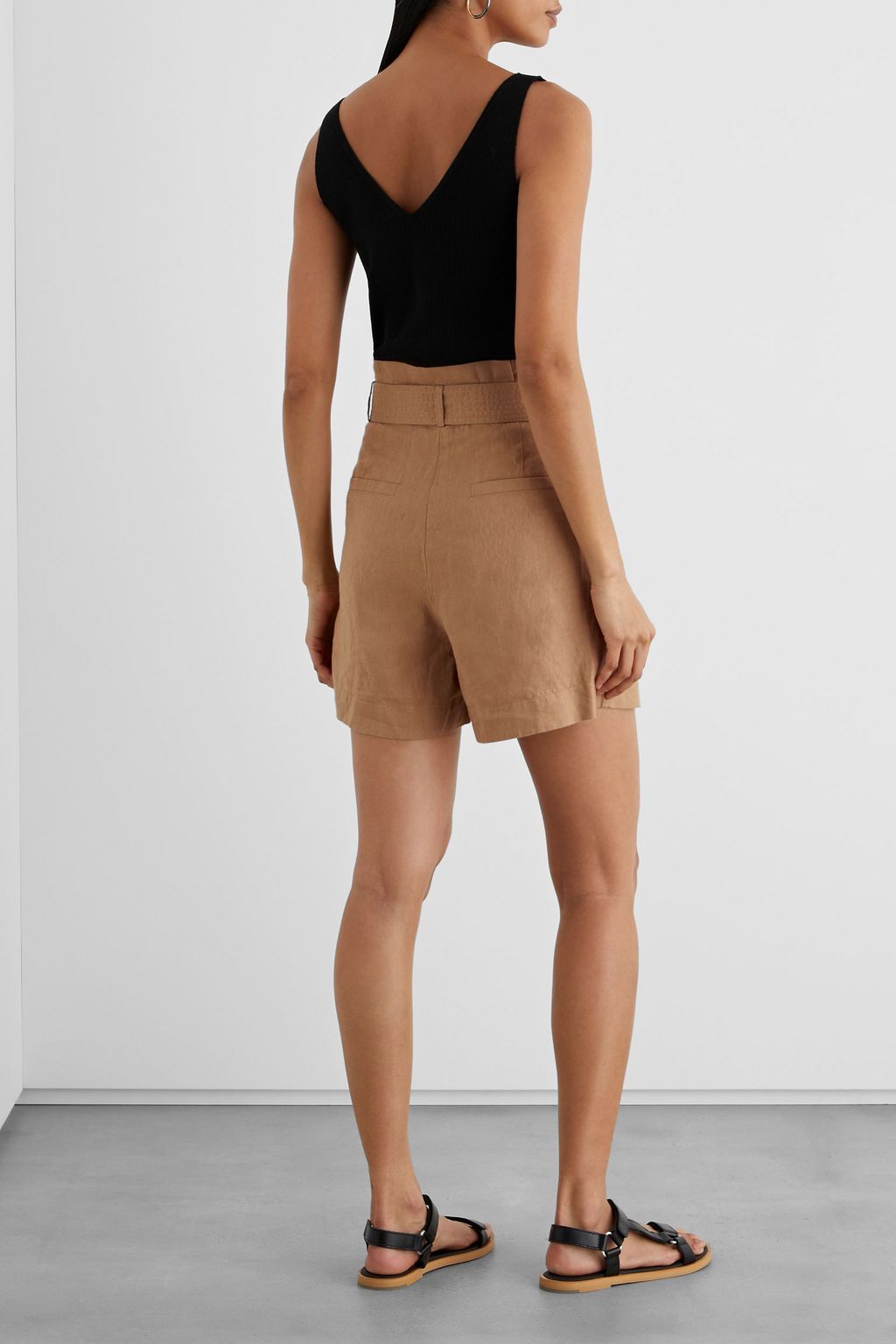 IRIS & INK Gabrielle ribbed merino wool tank