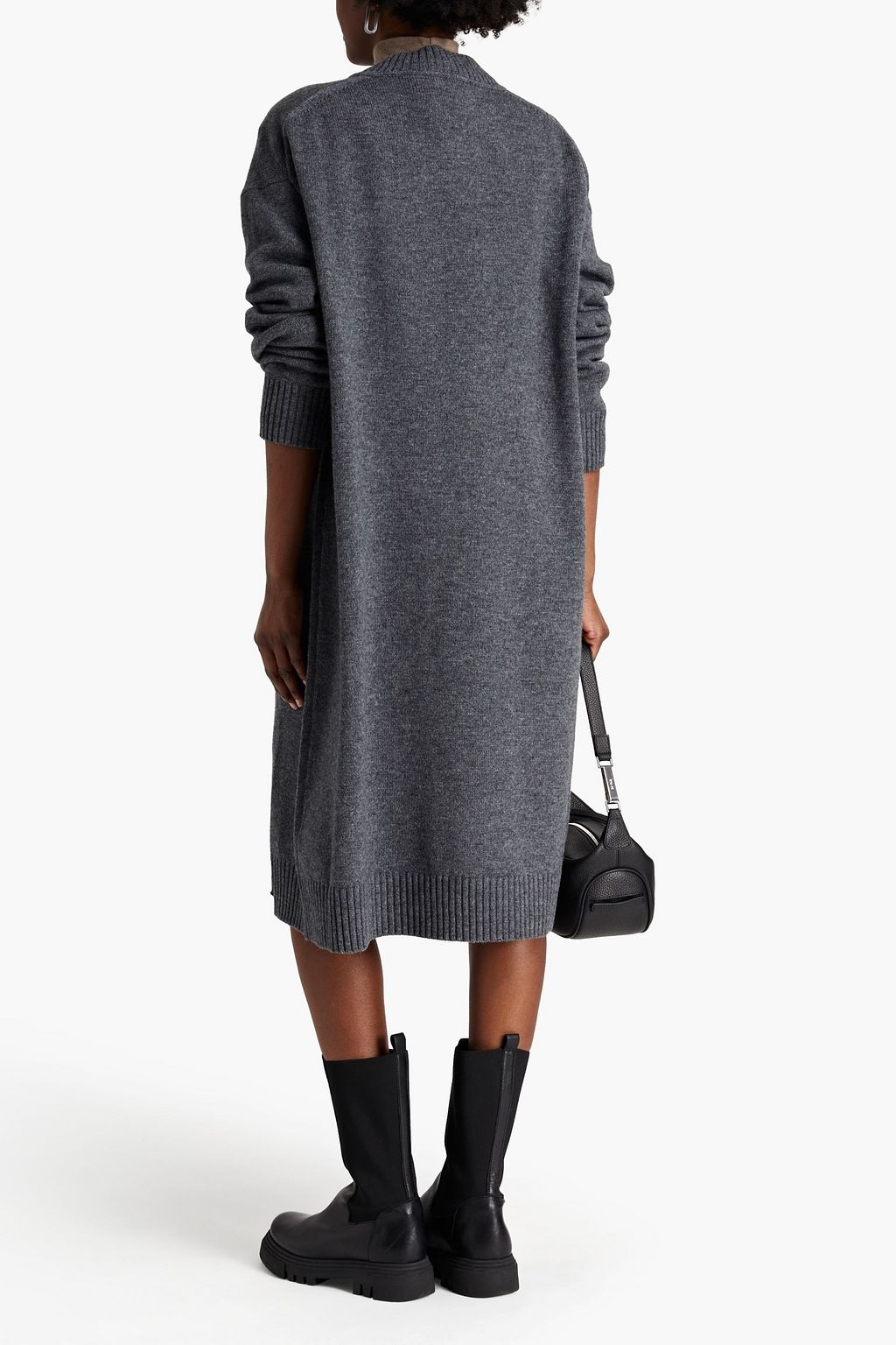 SAMSØE Φ SAMSØE Kei mélange wool-blend mini dress