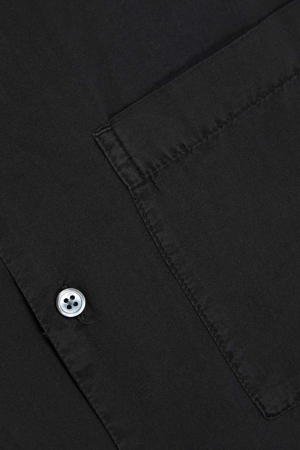 JAMES PERSE Embroidered cotton-voile shirt