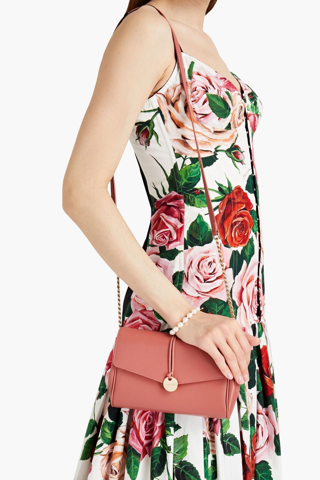 JIMMY CHOO Bria leather shoulder bag