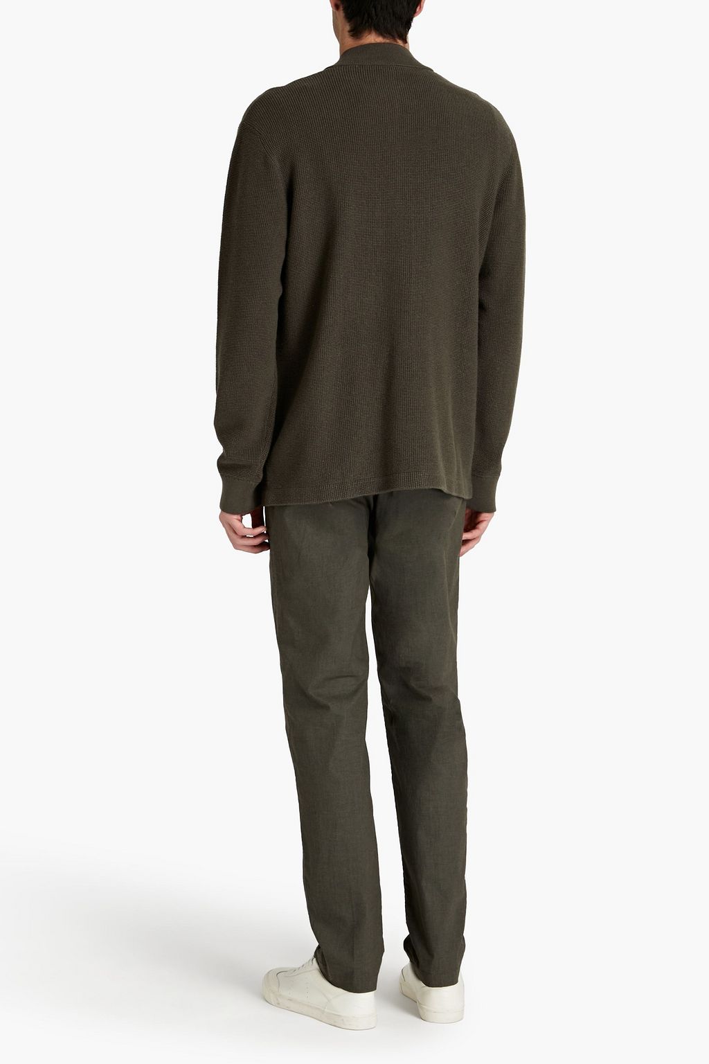JAMES PERSE Tapered stretch-cotton poplin pants