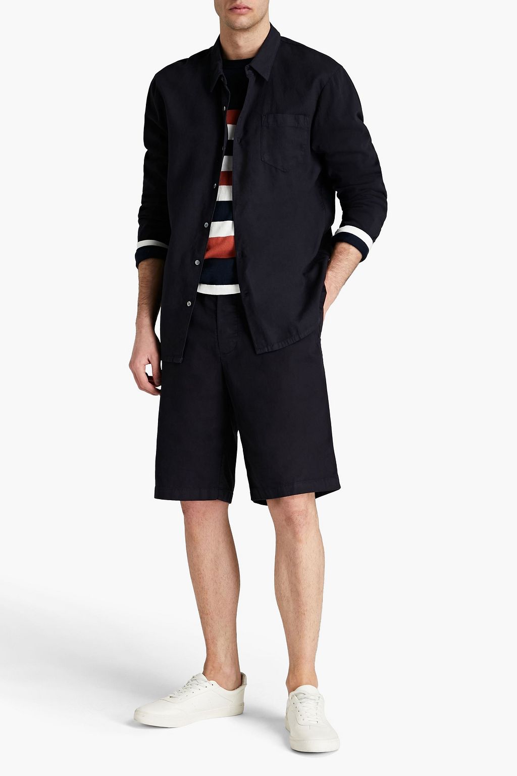 JAMES PERSE Cotton-canvas shirt