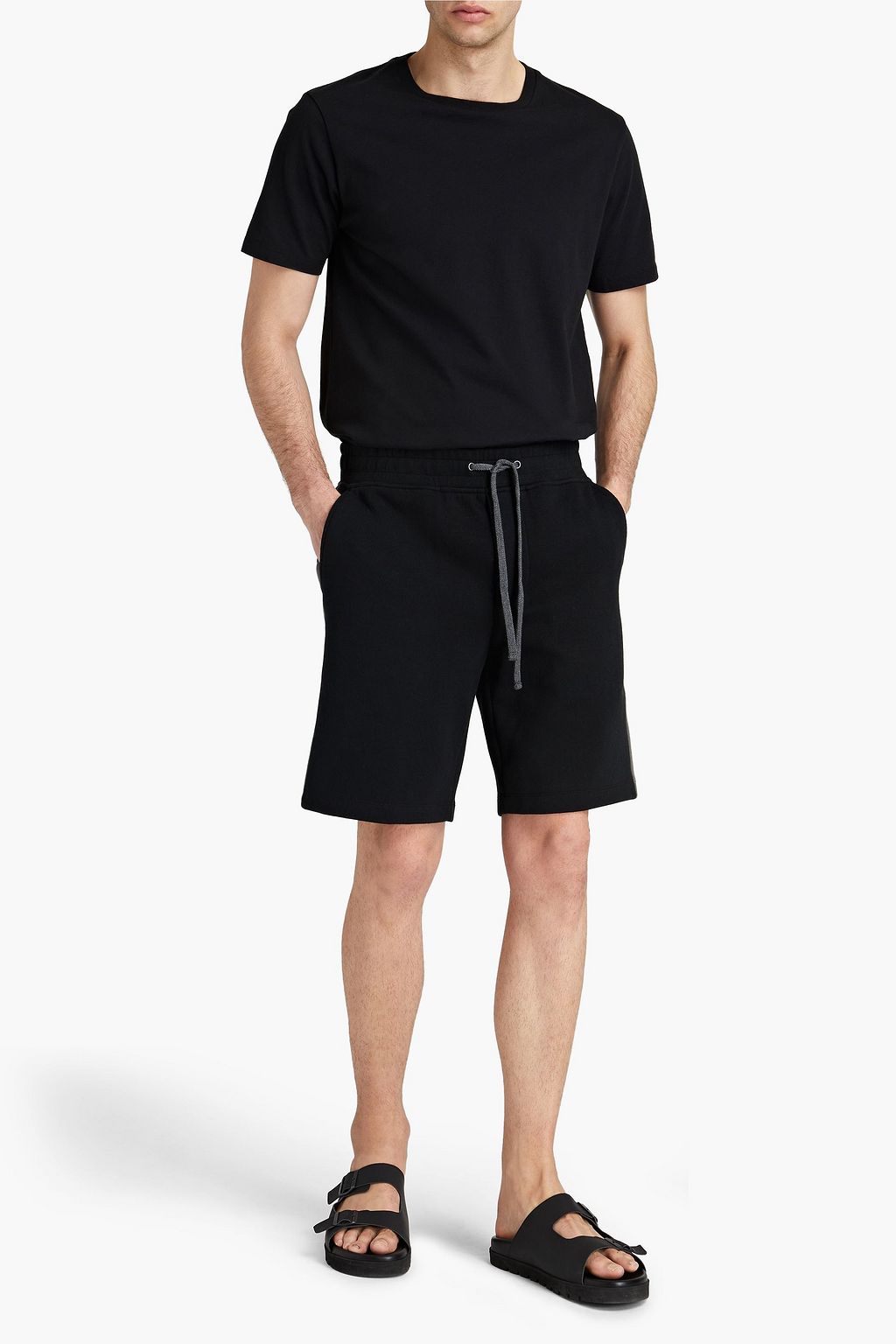 JAMES PERSE Cotton-blend jersey shorts