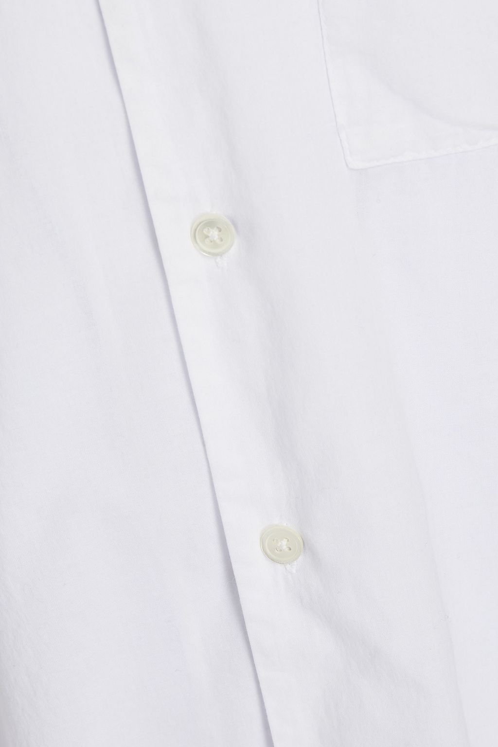 JAMES PERSE Embroidered cotton-voile shirt