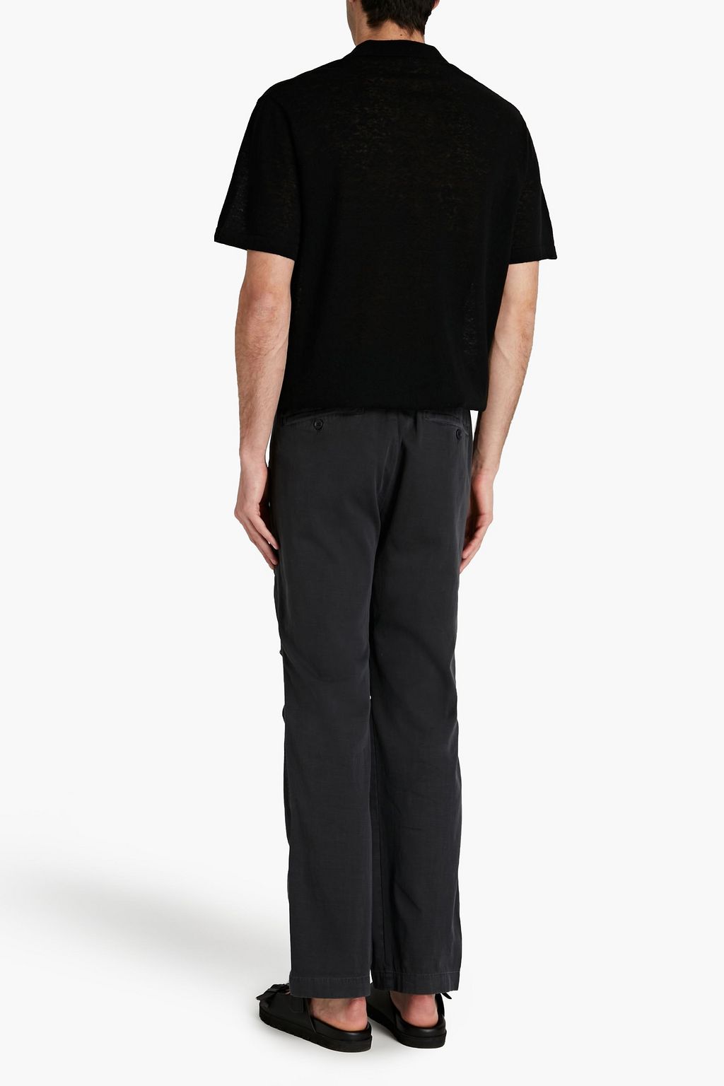JAMES PERSE Slub stretch-cotton twill pants