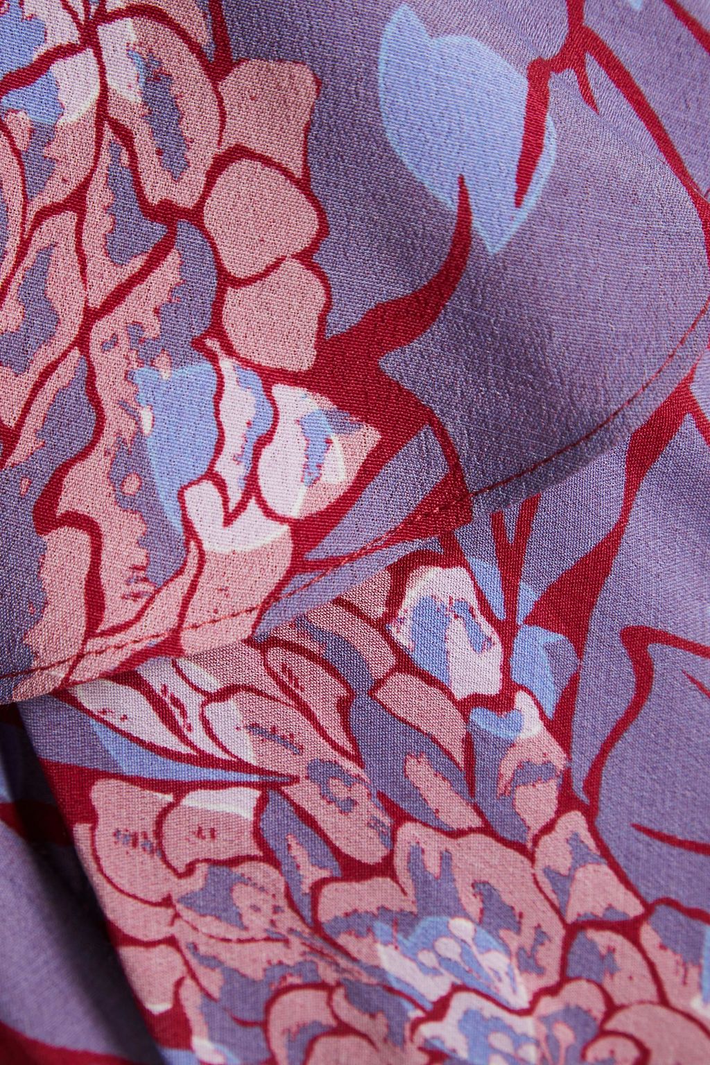 DIANE VON FURSTENBERG Aba wrap-effect printed crepe midi dress