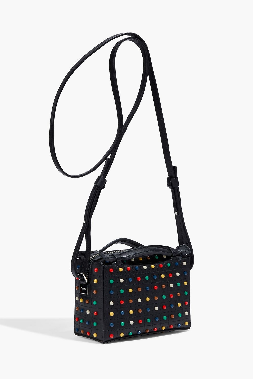 TOD'S Studded leather shoulder bag