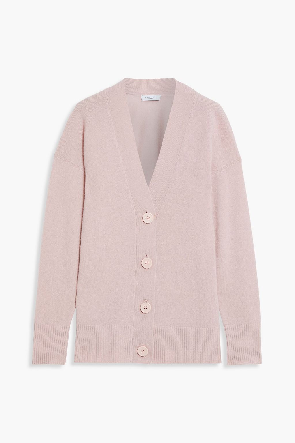 blush cashmere cardigan