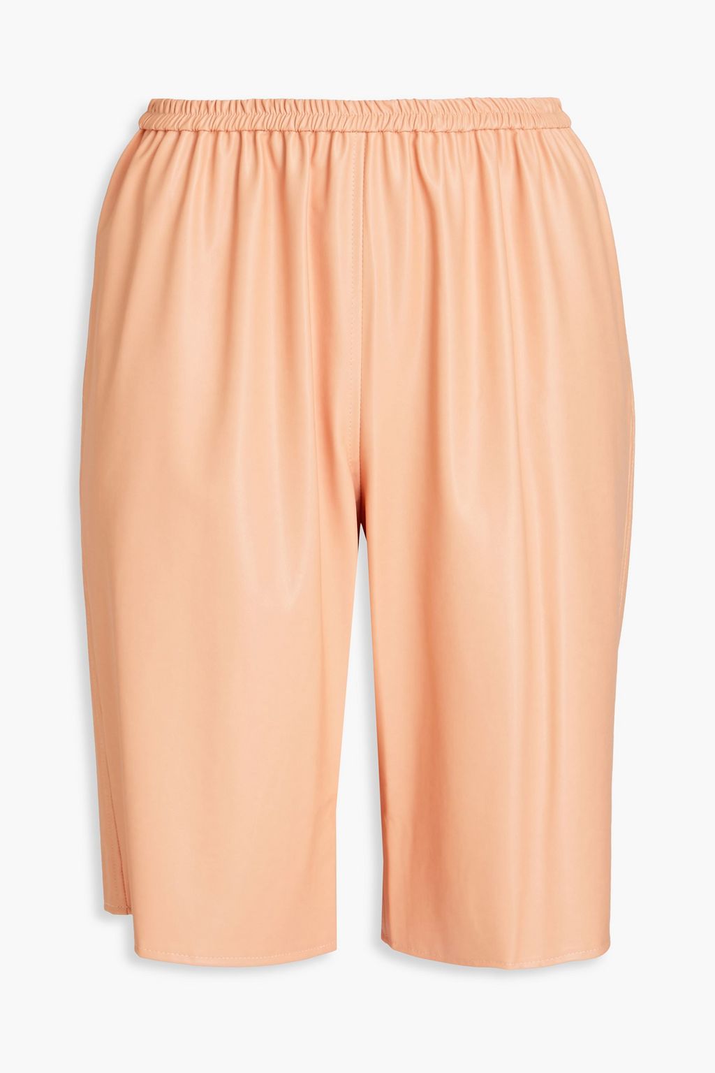 Peach Faux leather shorts | Sale up to 