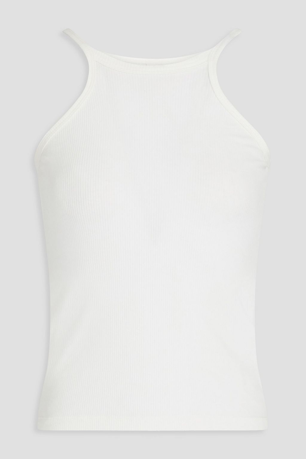 DION LEE Ribbed stretch-cotton jersey tank | THE OUTNET