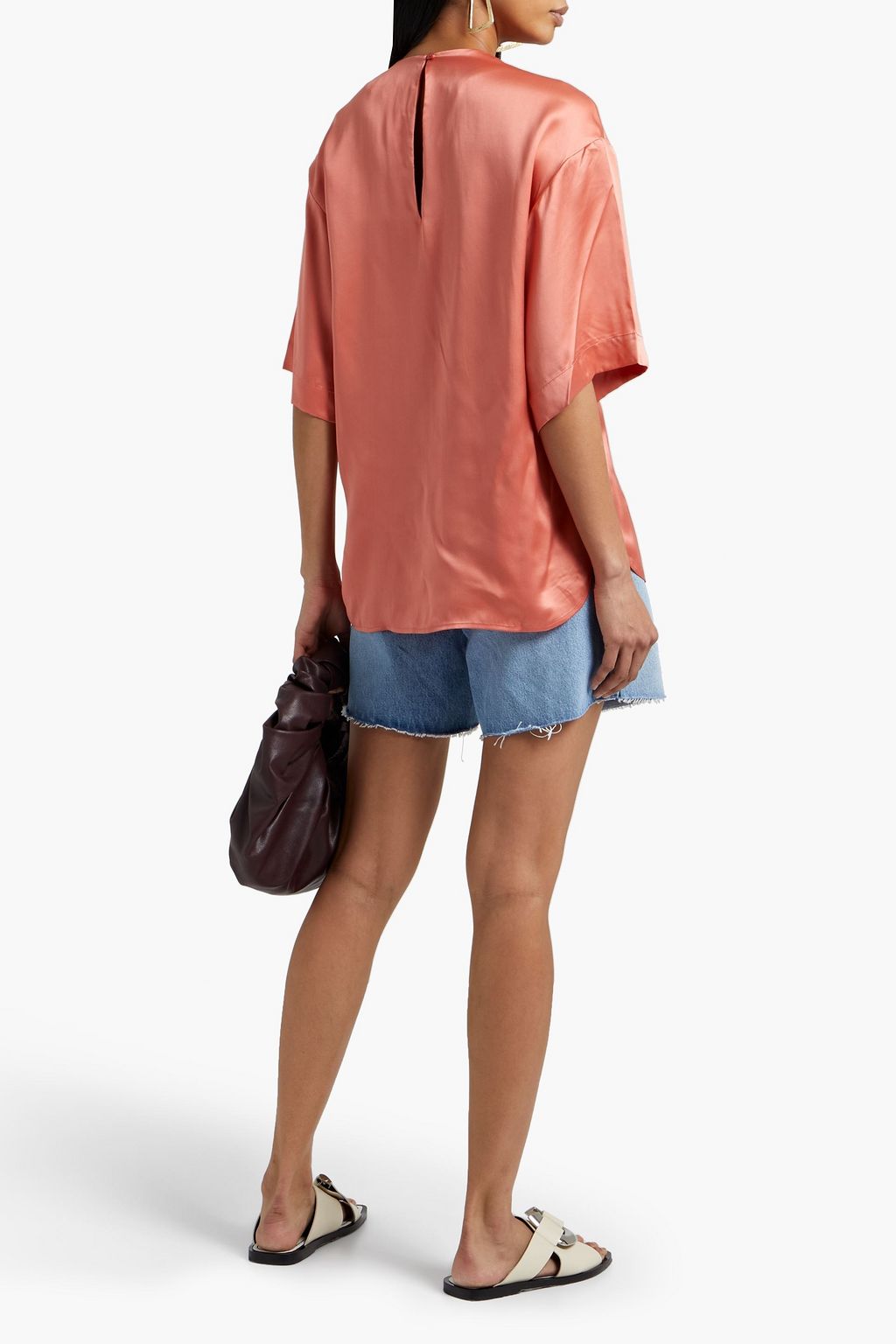 EQUIPMENT Akilah silk-satin top