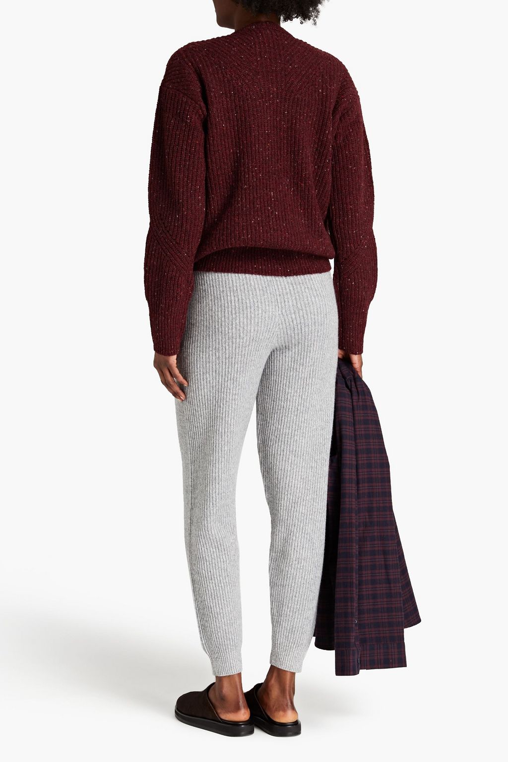 RAG & BONE Donegal ribbed recycled wool-blend sweater