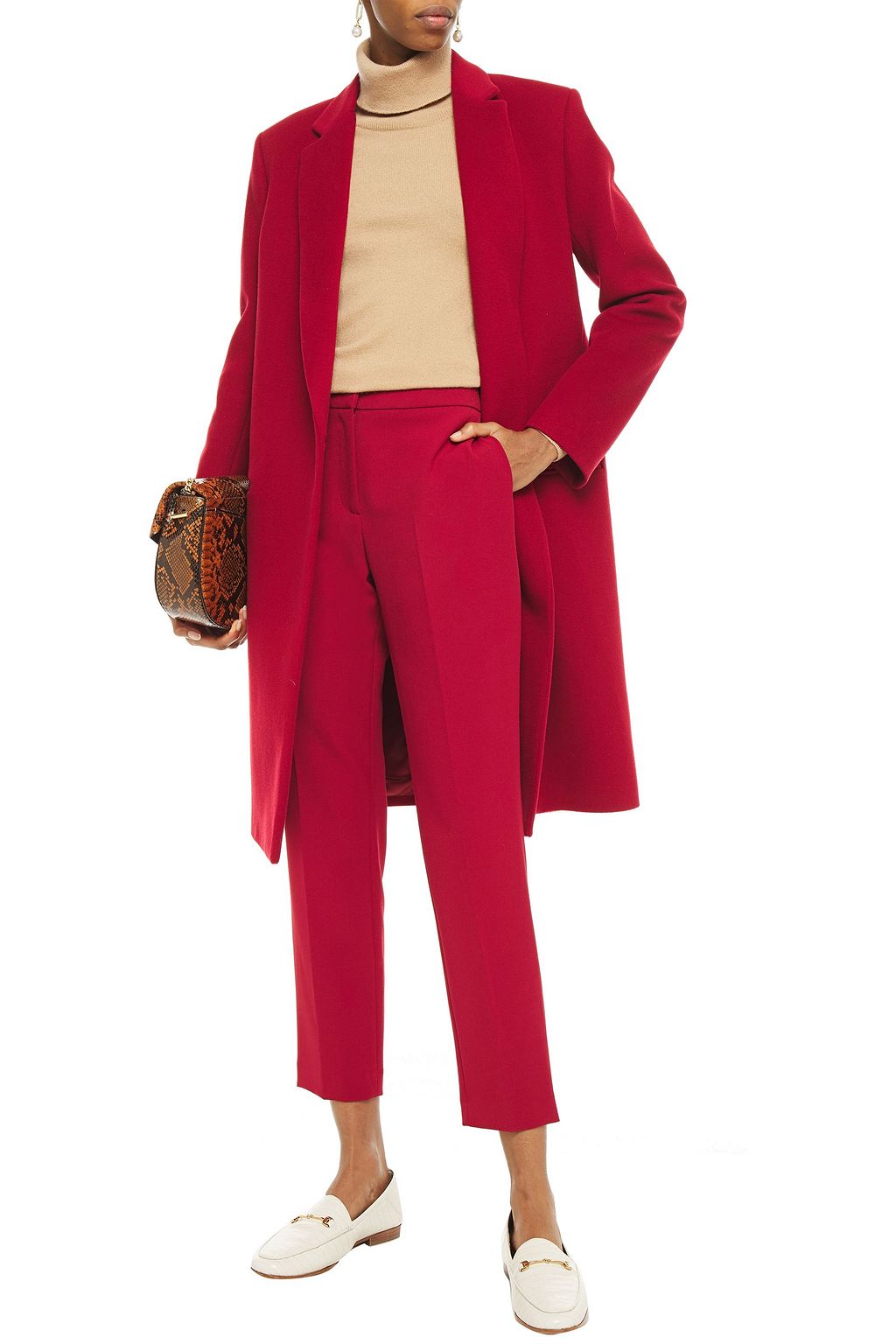 CLAUDIE PIERLOT Wool-blend felt coat