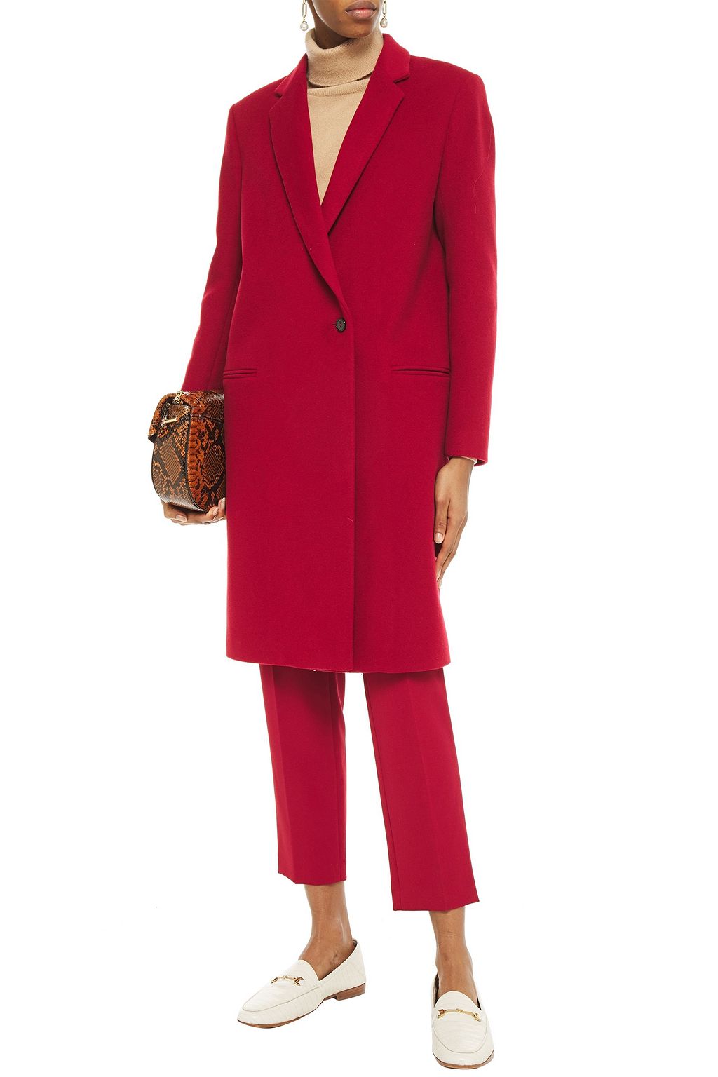 CLAUDIE PIERLOT Wool-blend felt coat