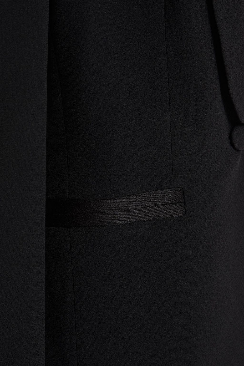 CLAUDIE PIERLOT Tie-detailed stretch-crepe blazer
