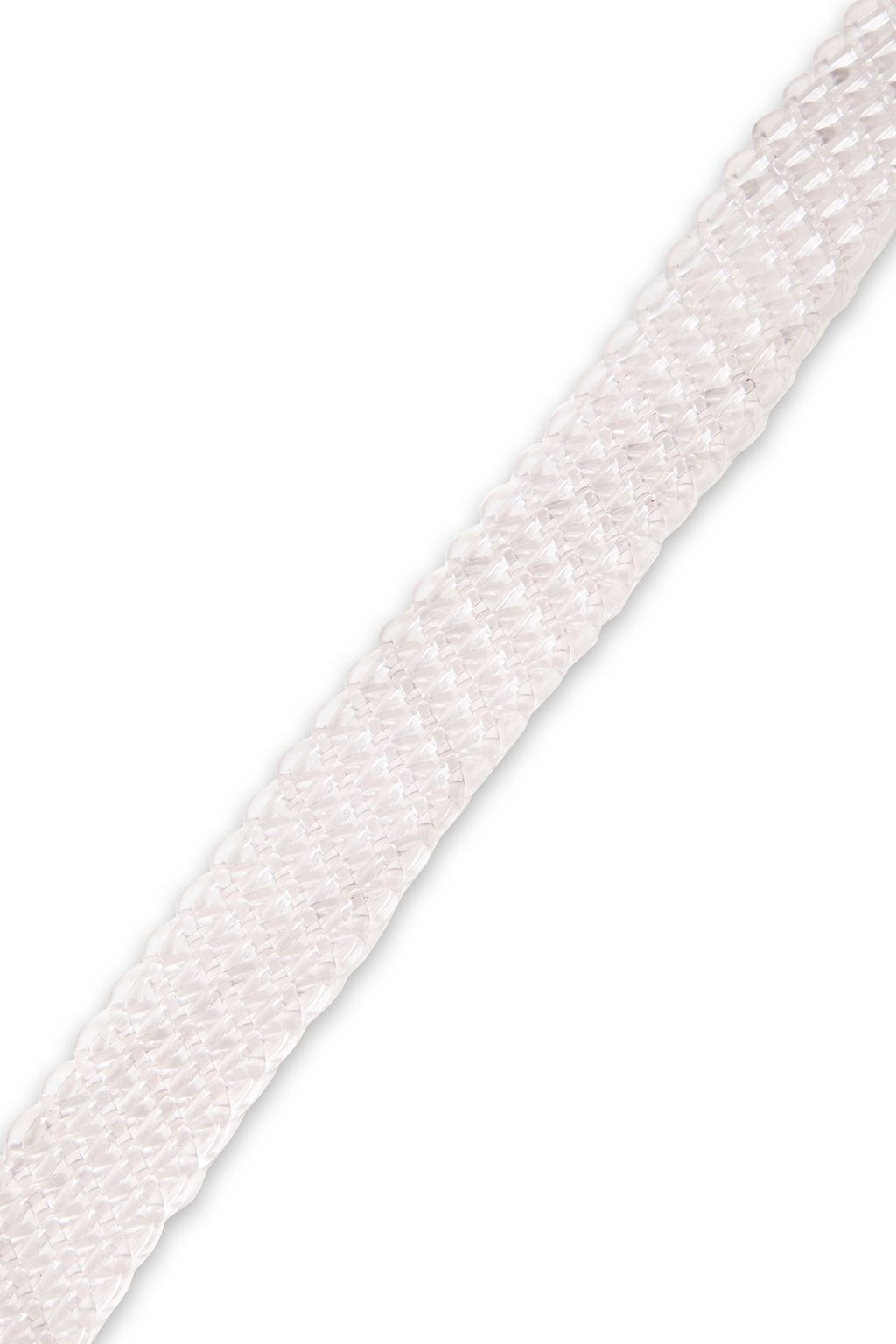 IRO Roguesa leather-trimmed braided PVC belt