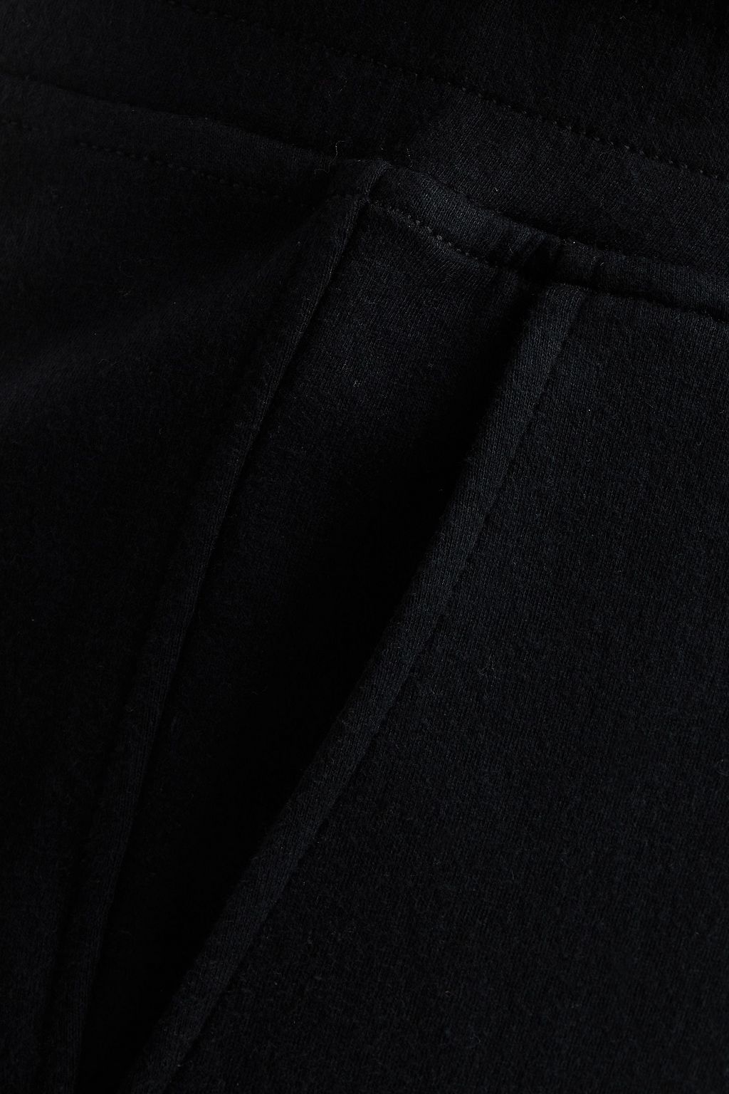 JAMES PERSE Mélange cotton-blend jersey shorts