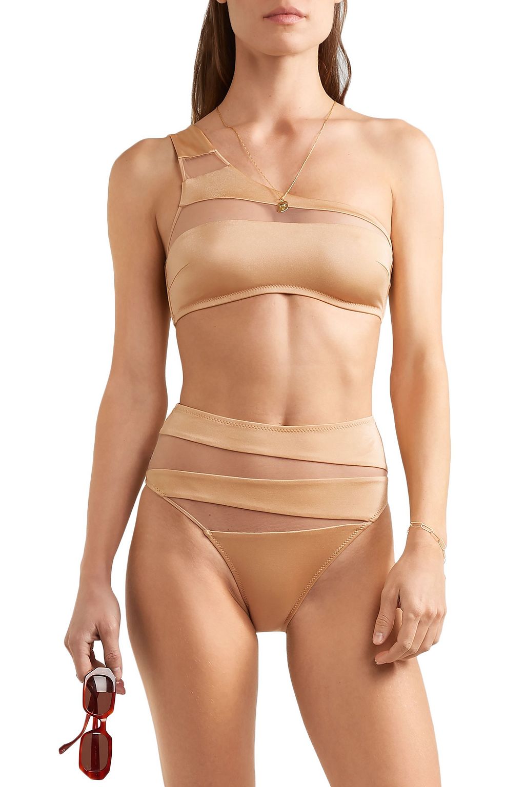 EMMA PAKE Oriana + Gabriella mesh-trimmed bikini