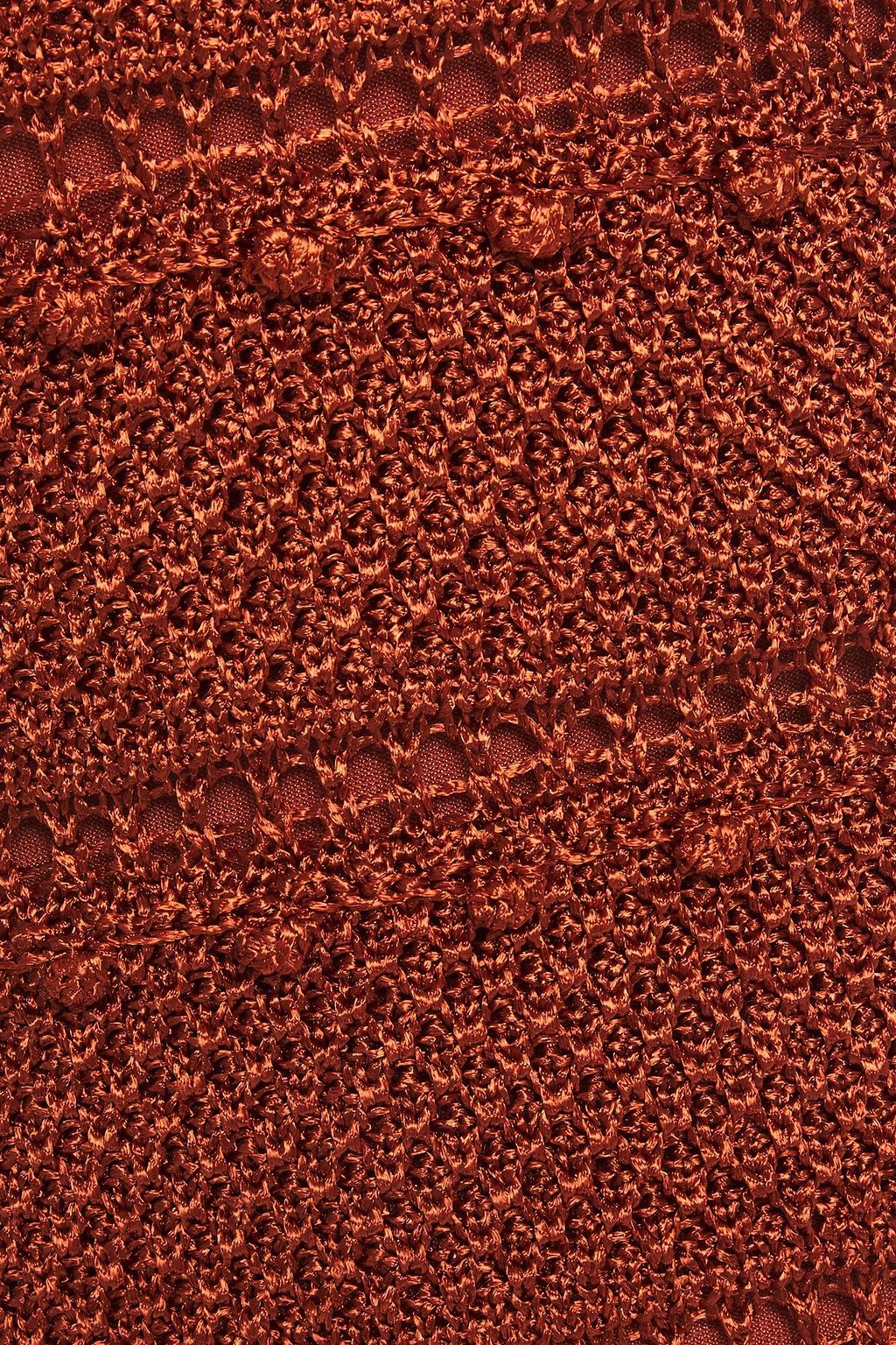 HERVÉ LÉGER Fringed crochet-knit maxi dress