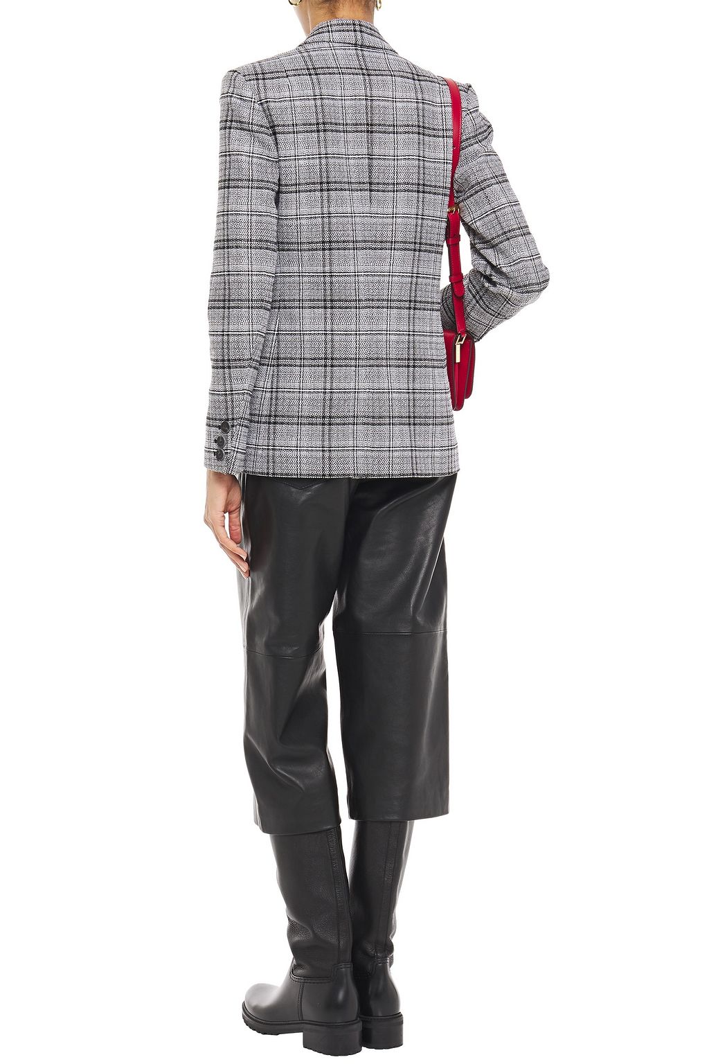 CLAUDIE PIERLOT Checked jacquard blazer
