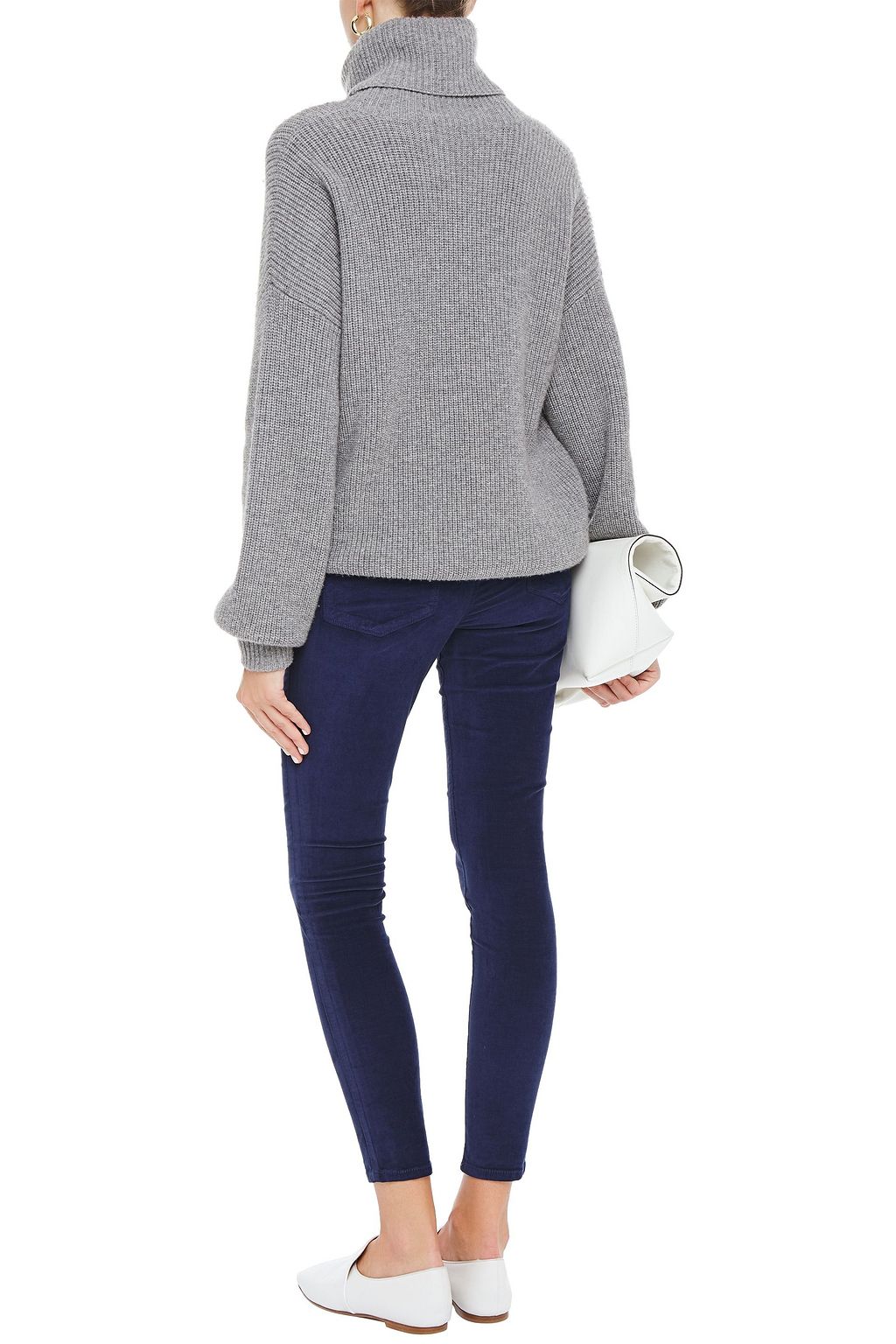 FRAME Le High Skinny stretch-velvet skinny pants