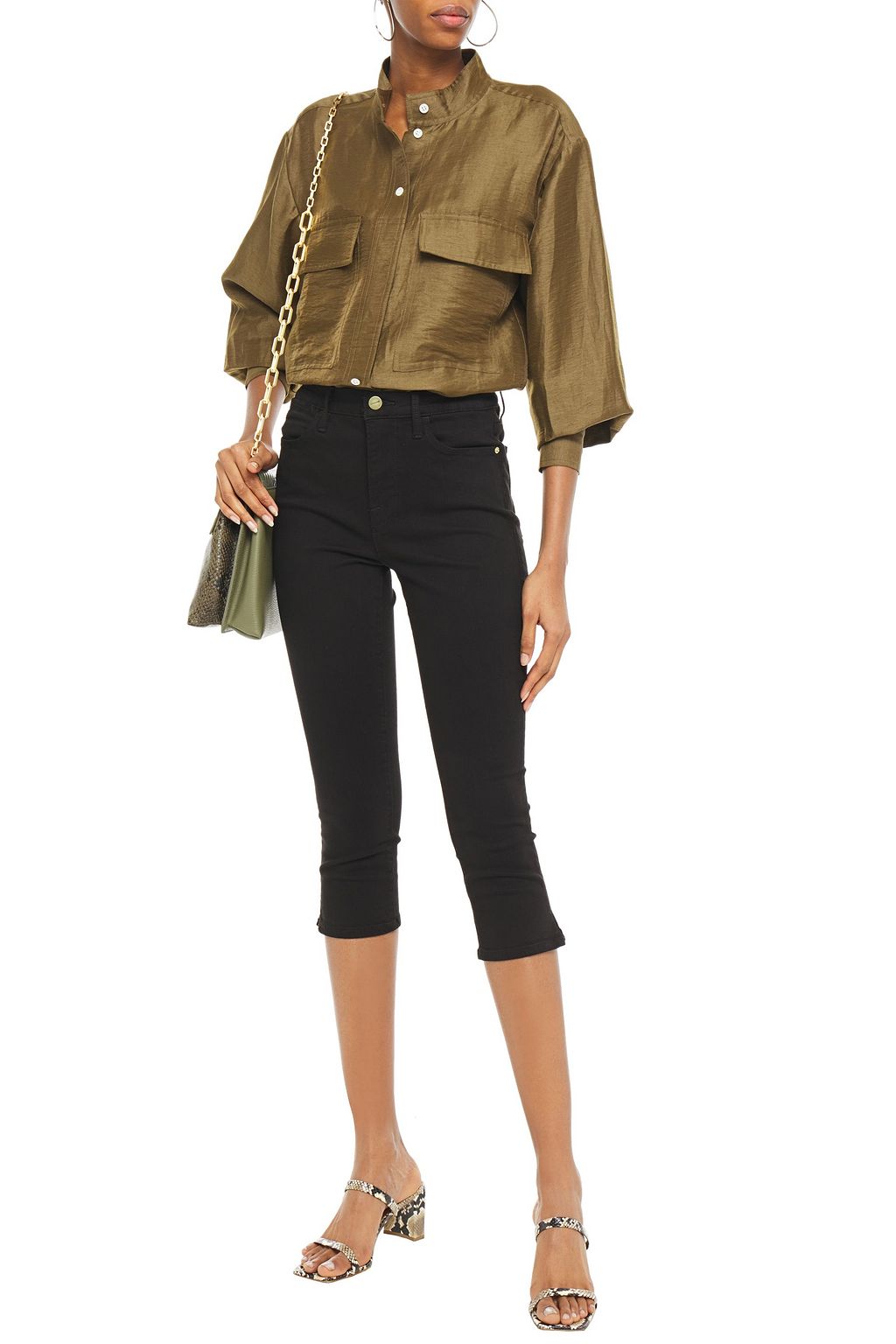 FRAME Le Pedal high-rise skinny jeans