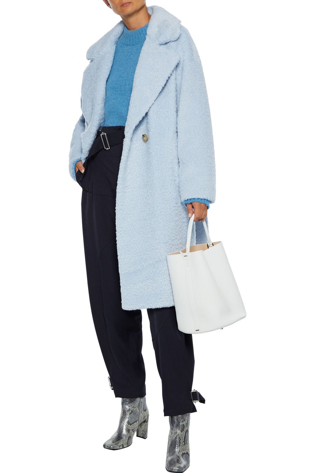 dkny blue coat