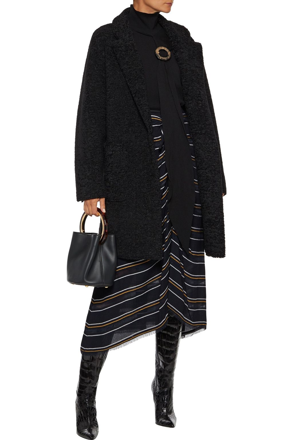 DKNY Faux shearling coat