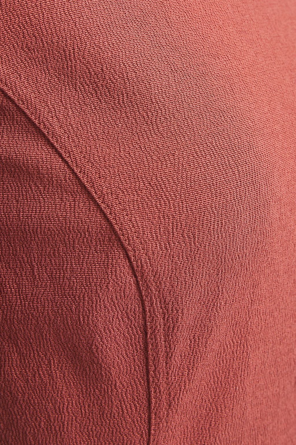 RICK OWENS Open-back textured-crepe top