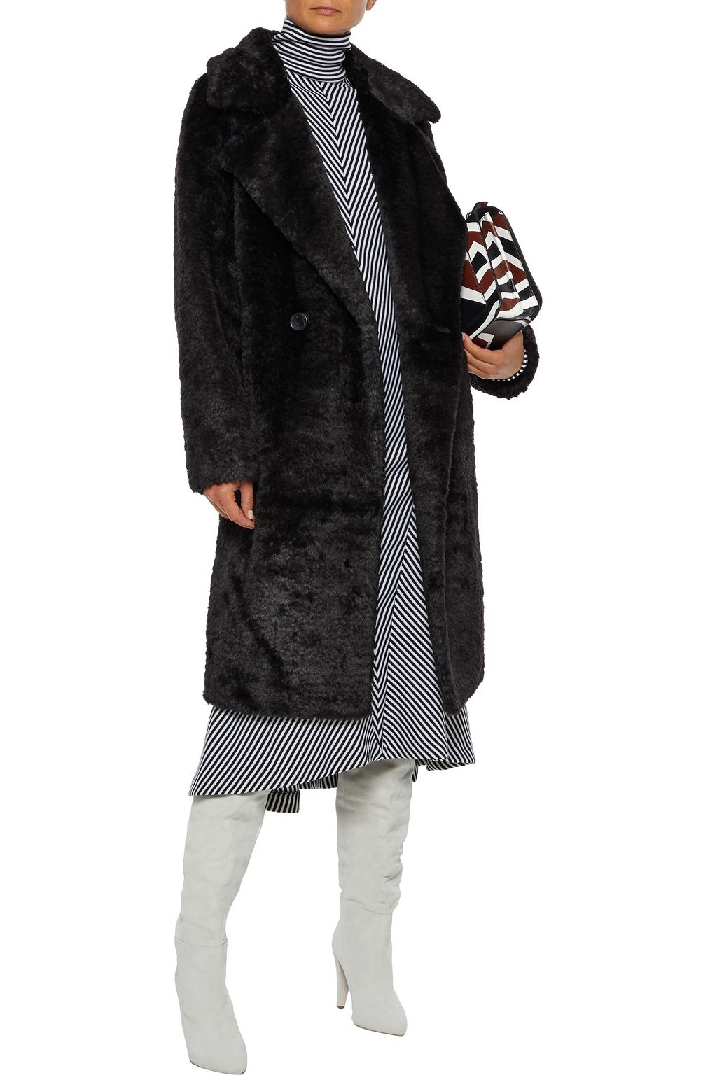 dkny faux fur