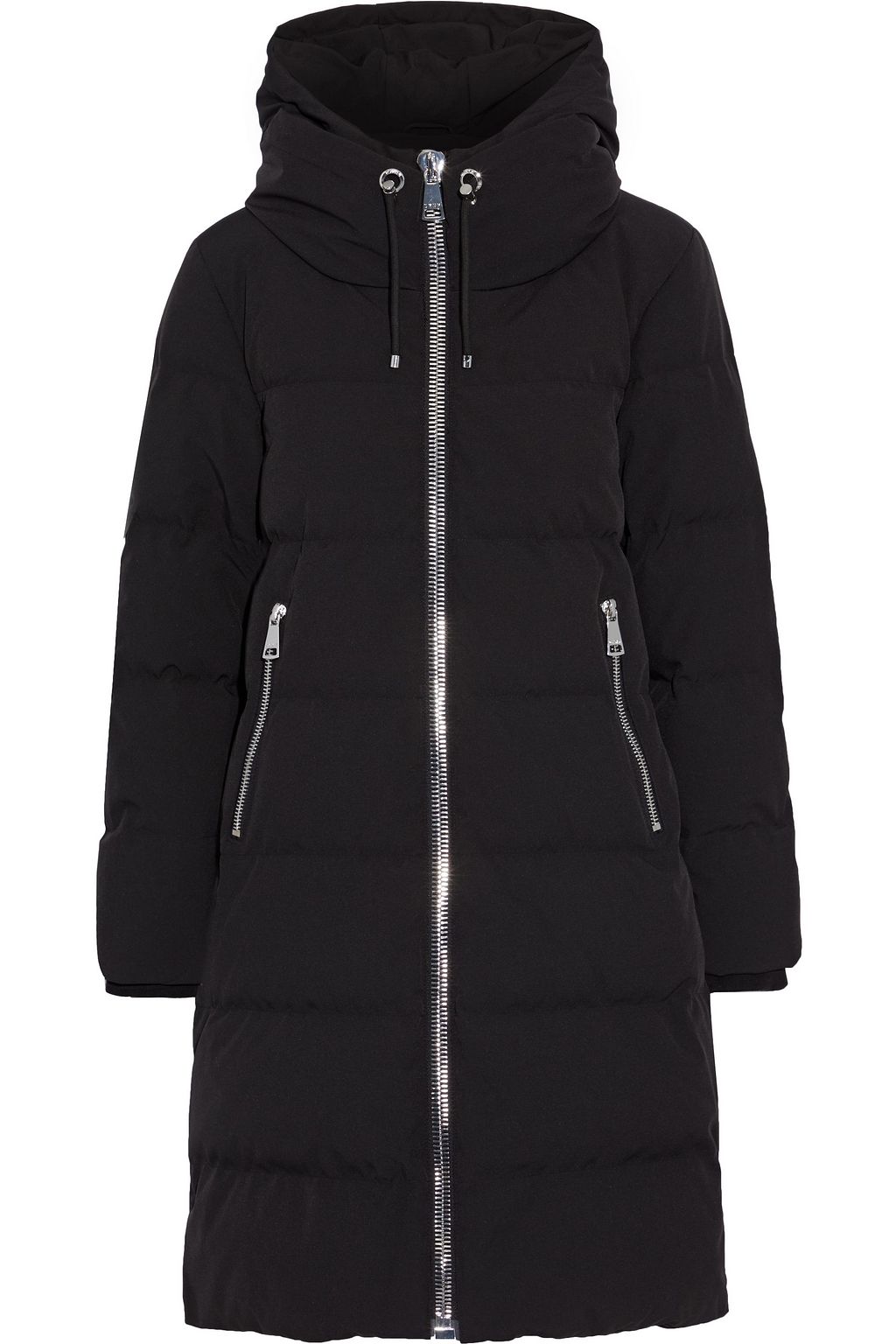 DKNY Quilted shell hooded down coat | Sale up to 70% off | THE OUTNET