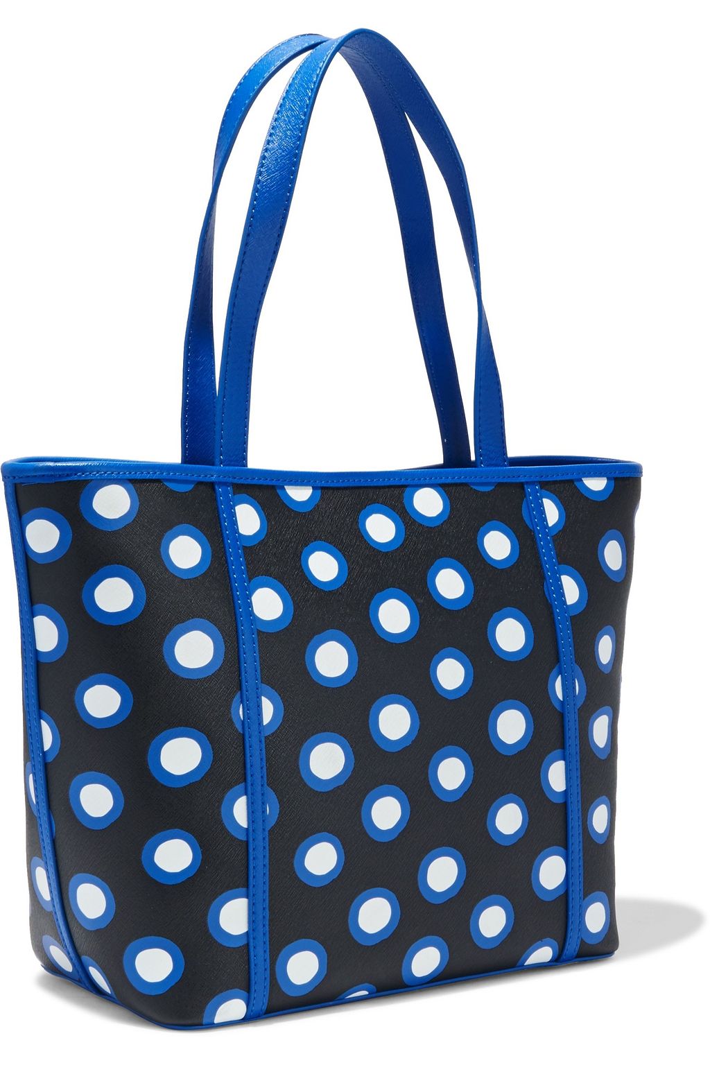 BOUTIQUE MOSCHINO Polka-dot textured-leather tote
