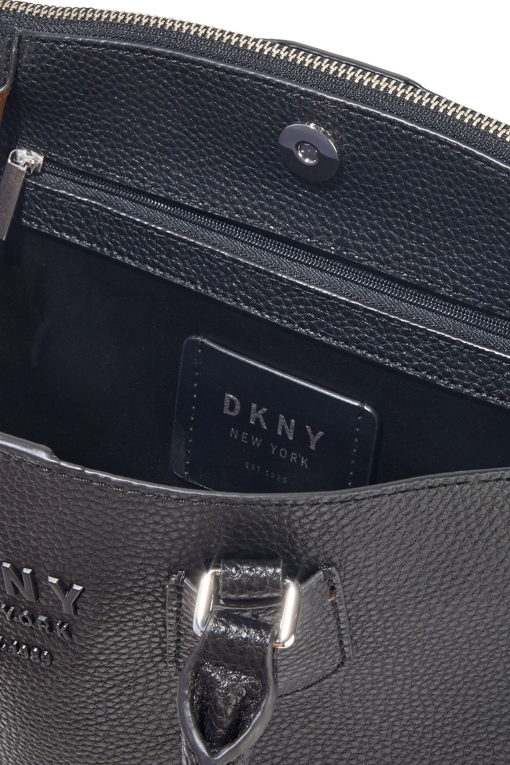 DKNY Noho large pebbled-leather tote