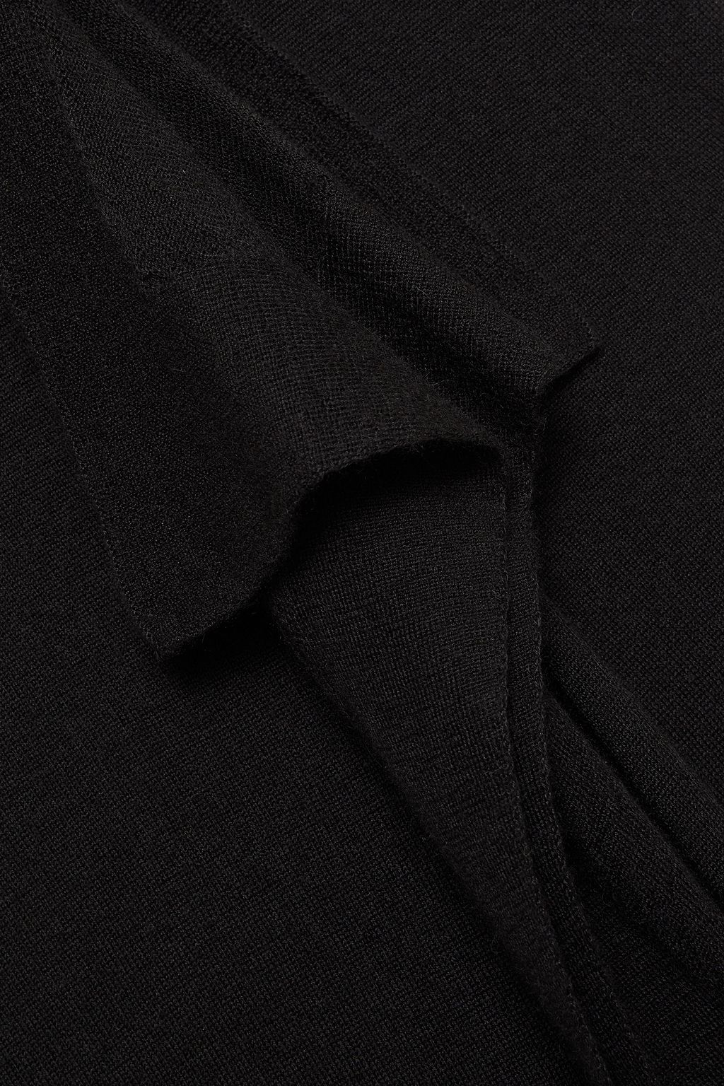 RICK OWENS Grace draped brushed cashmere maxi skirt