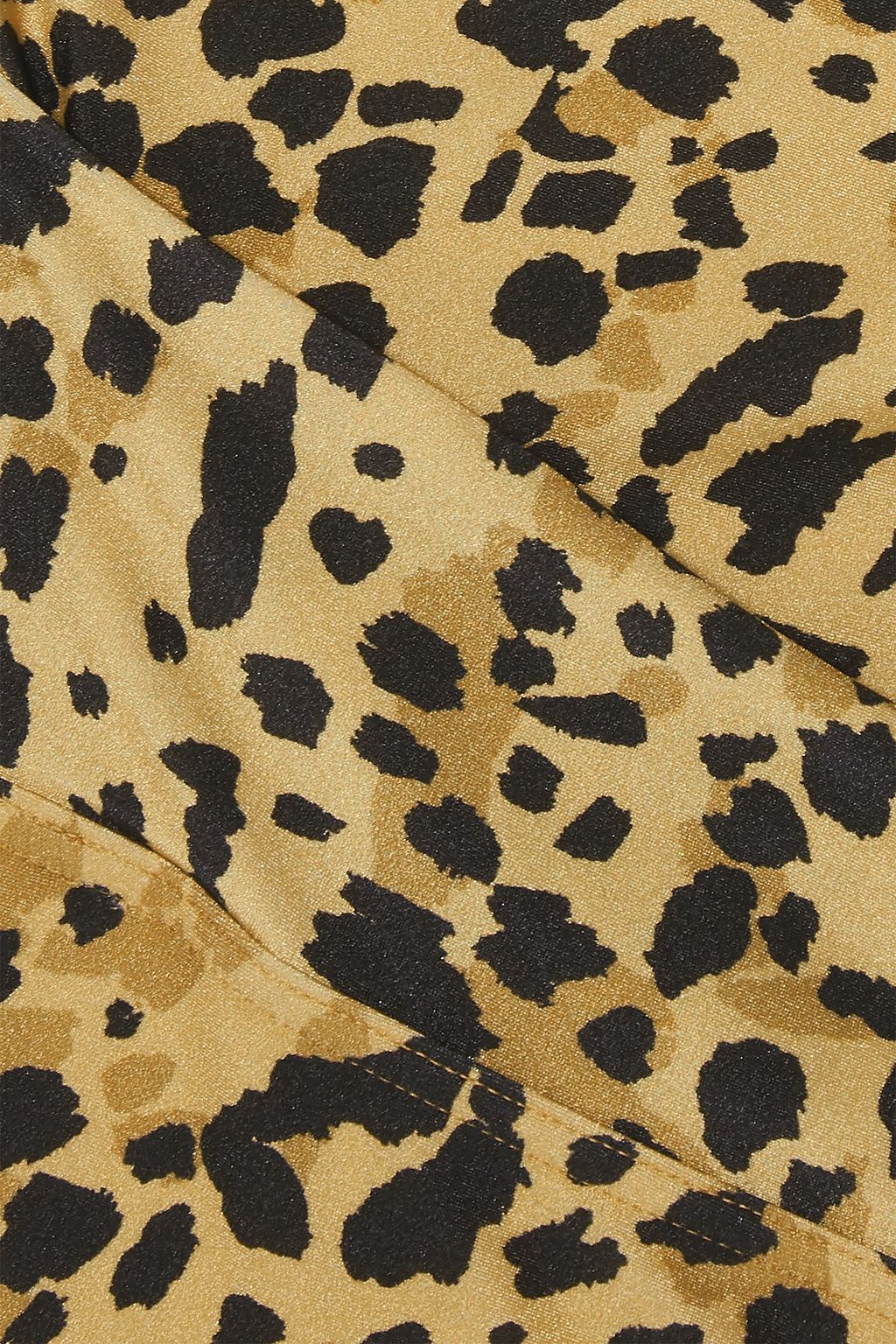 ZIMMERMANN Veneto Scarf cutout knotted leopard-print swimsuit