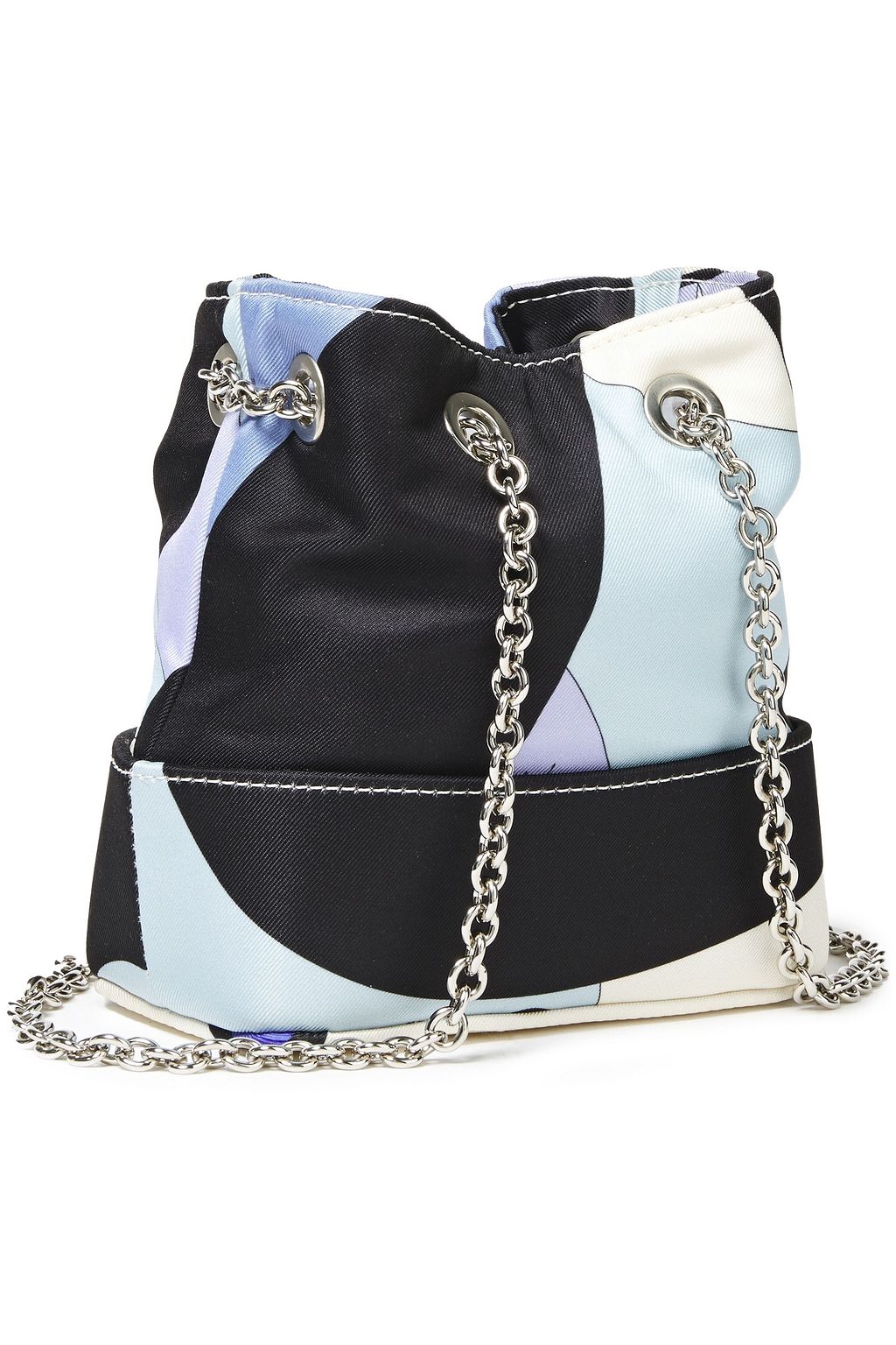 PUCCI Printed twill bucket bag