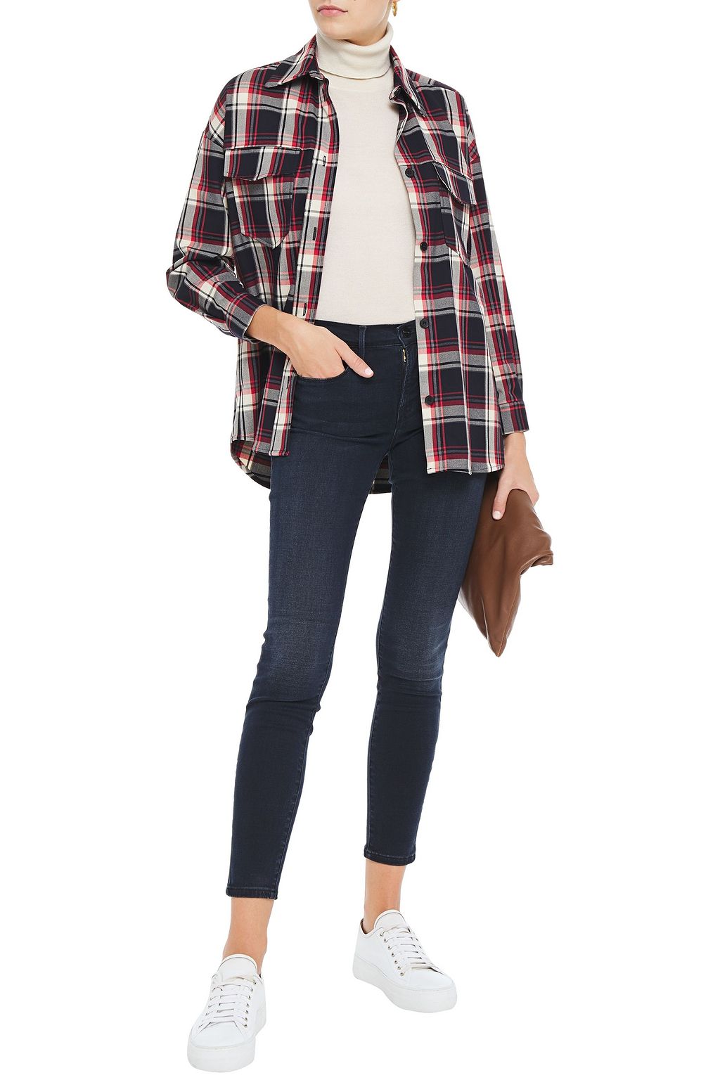 FRAME Le Skinny De Jeanne cropped mid-rise skinny jeans