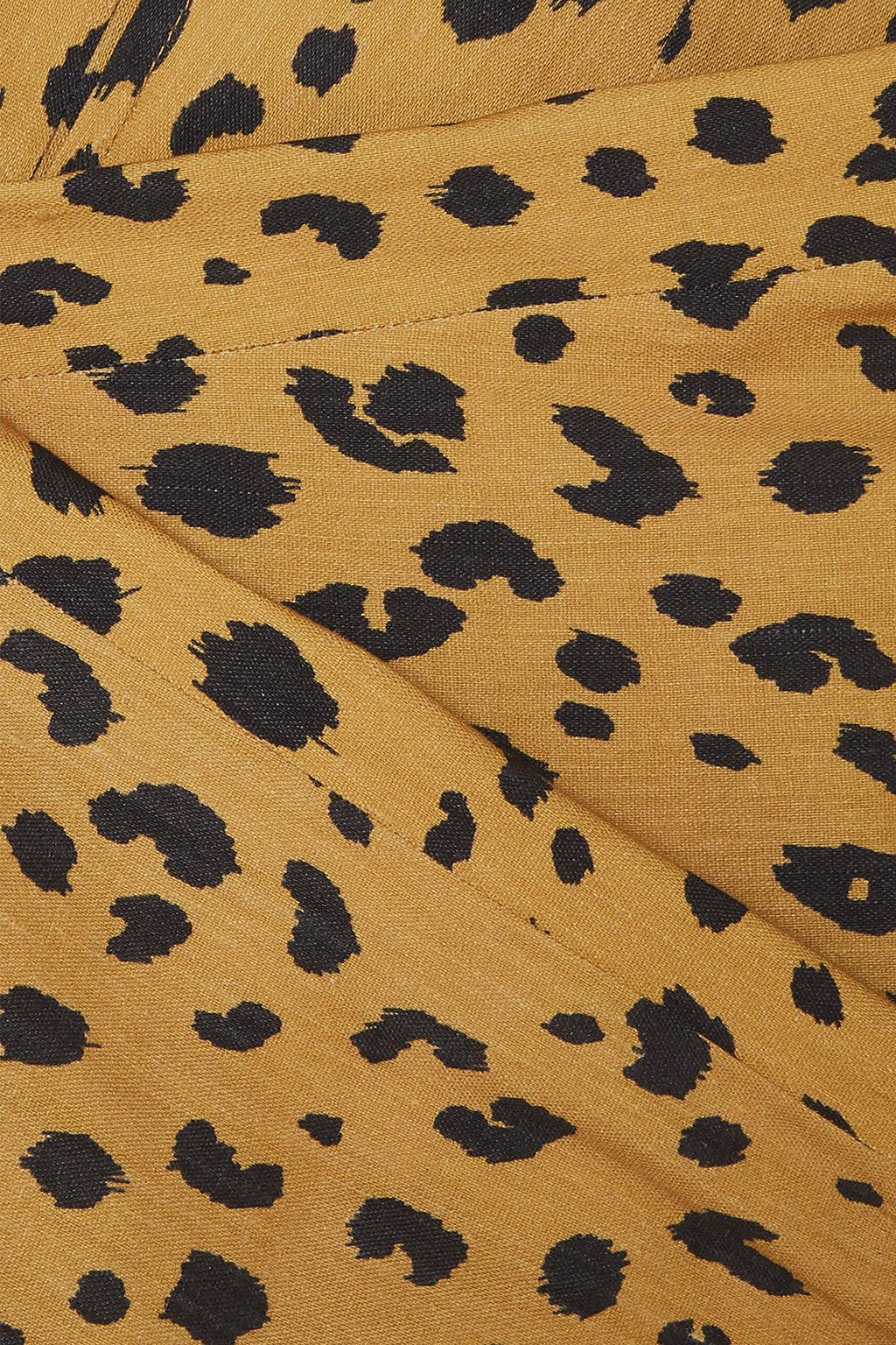 NICHOLAS Cropped leopard-print Tencel-blend slim-leg pants