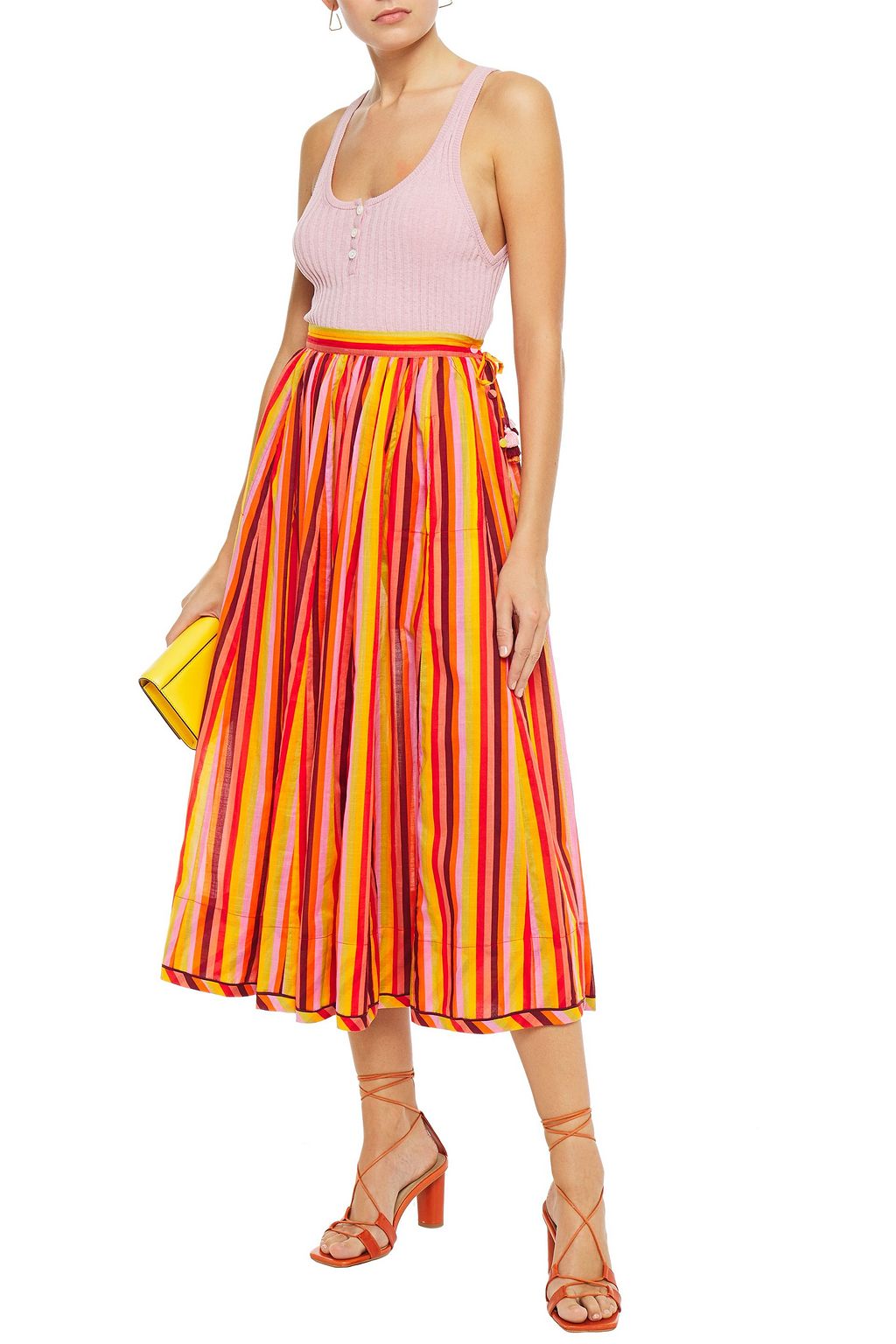 zimmermann striped skirt