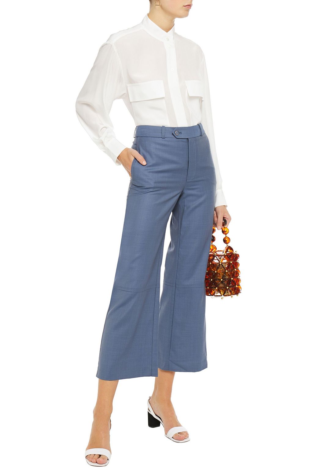 ZIMMERMANN Wool kick-flare pants
