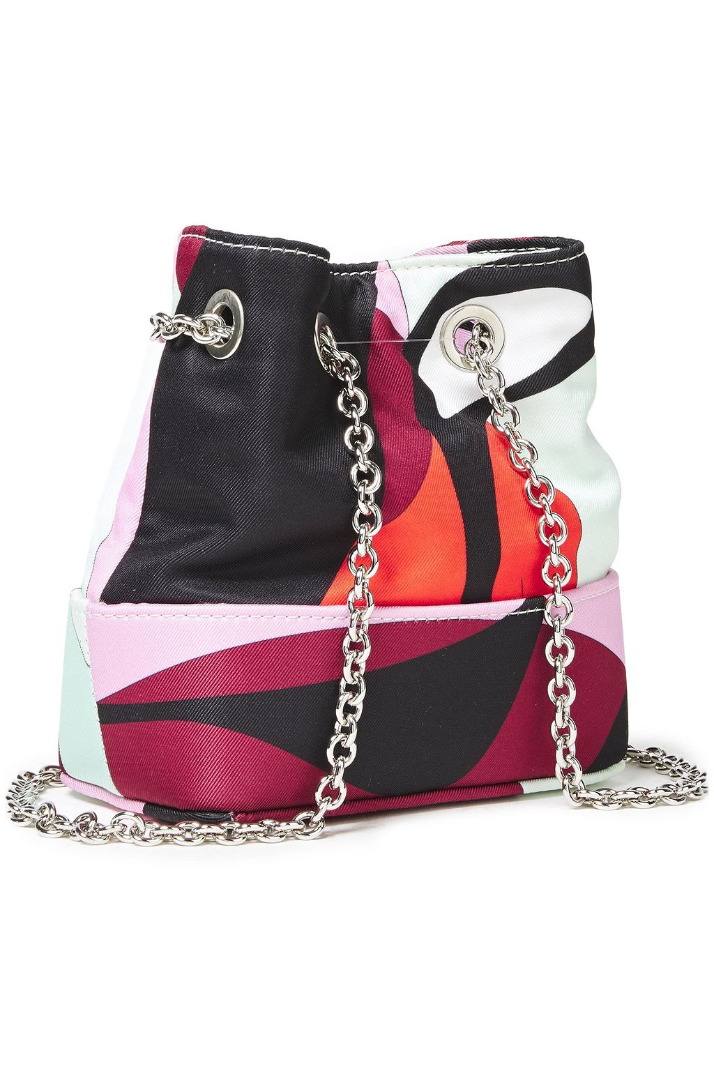 PUCCI Printed twill bucket bag