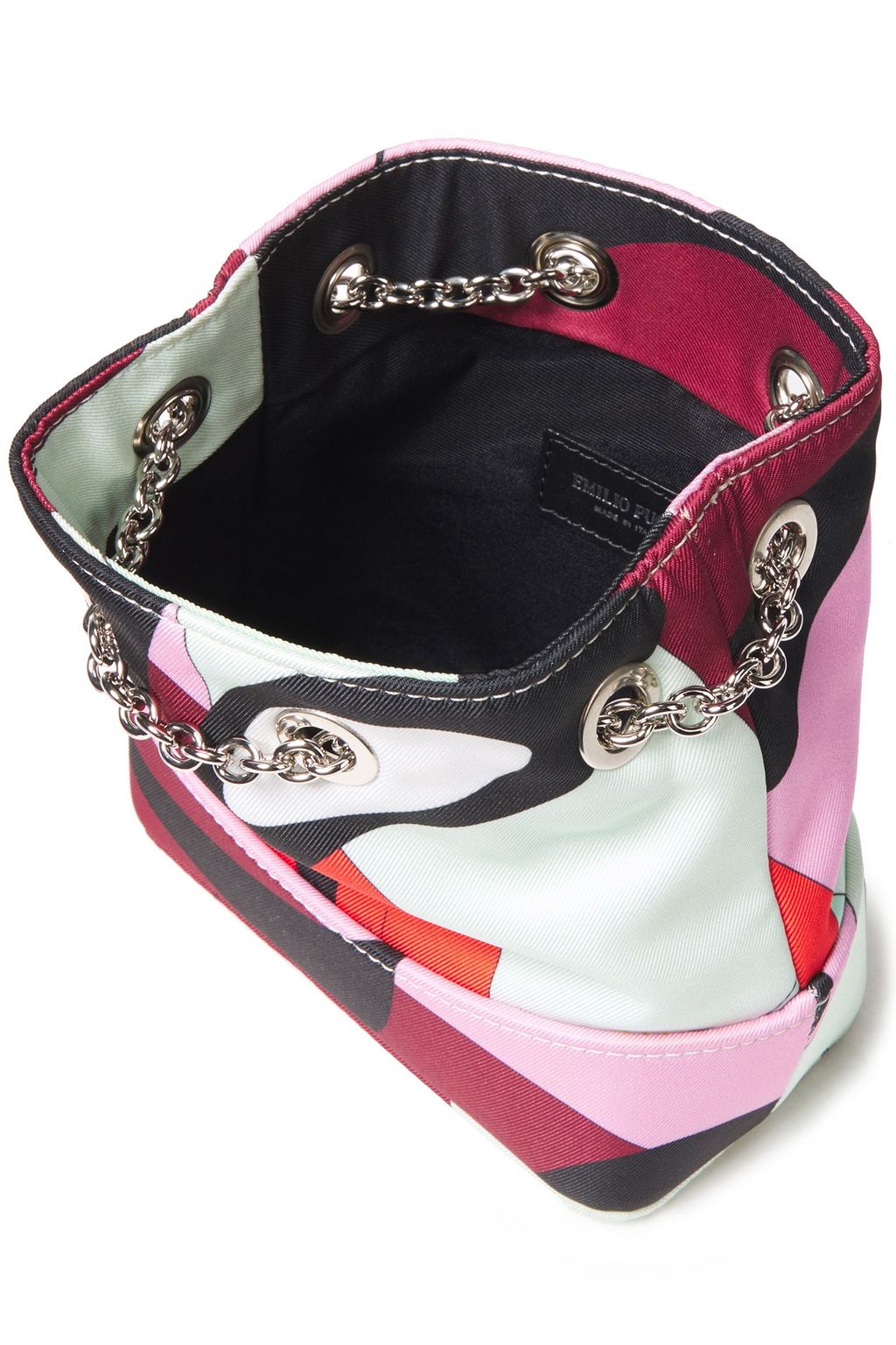 PUCCI Printed twill bucket bag