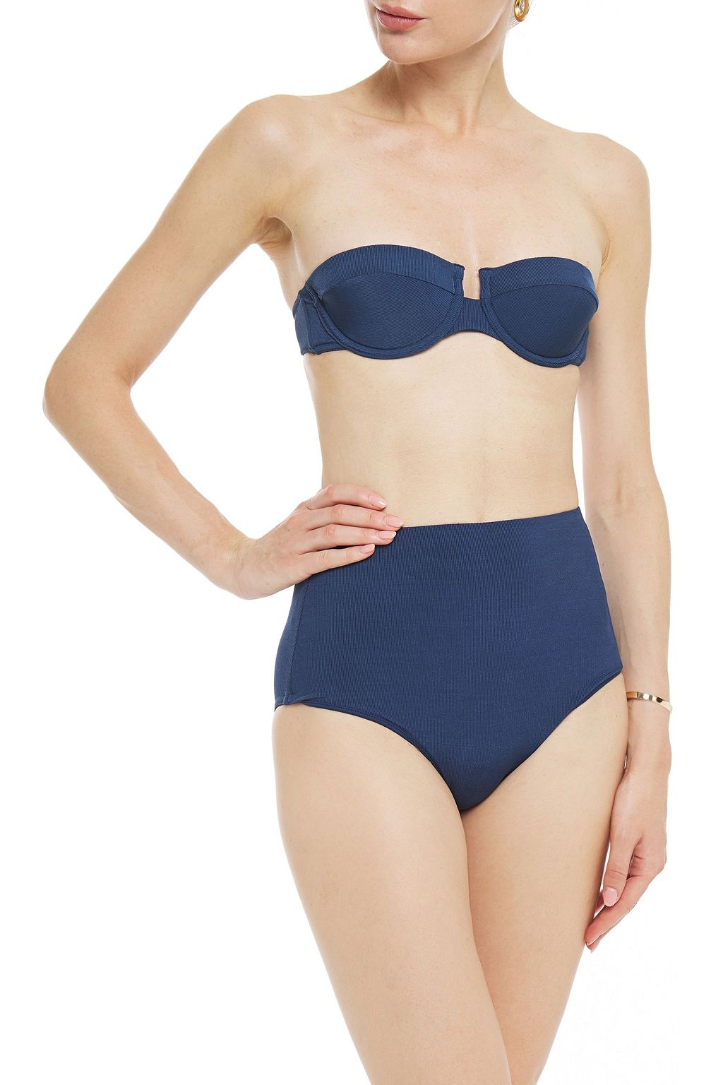ZIMMERMANN Separates Sculpt ribbed high-rise bikini briefs