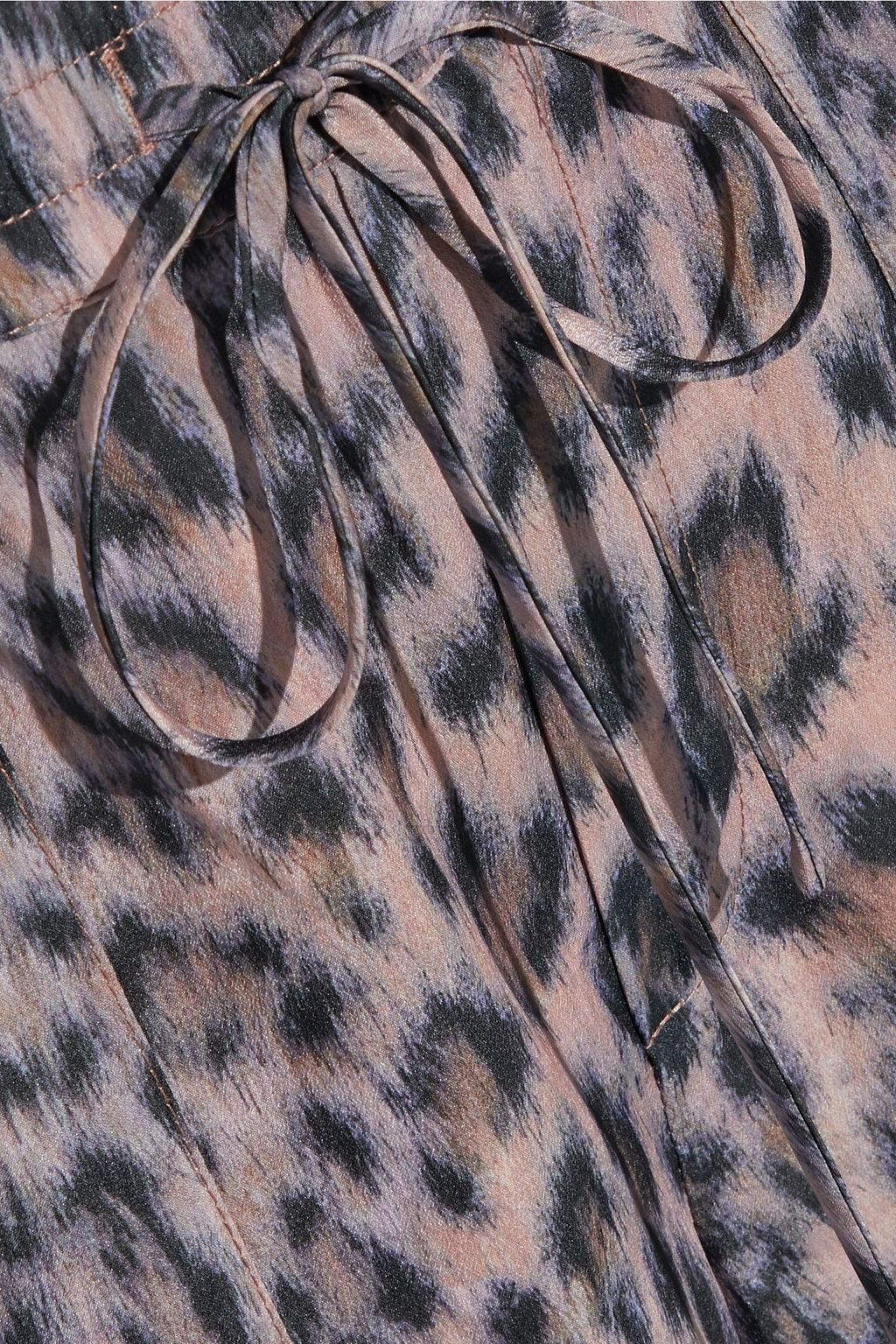 JOIE Daltona leopard-print crepe de chine straight-leg pants