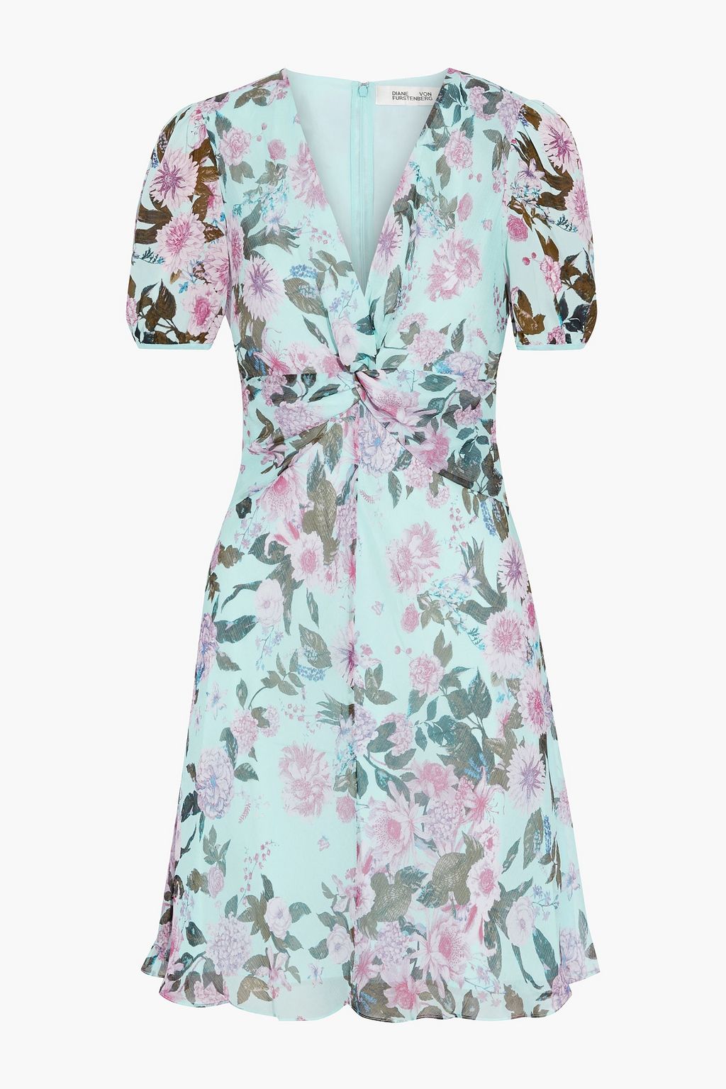 dvf front twist dress